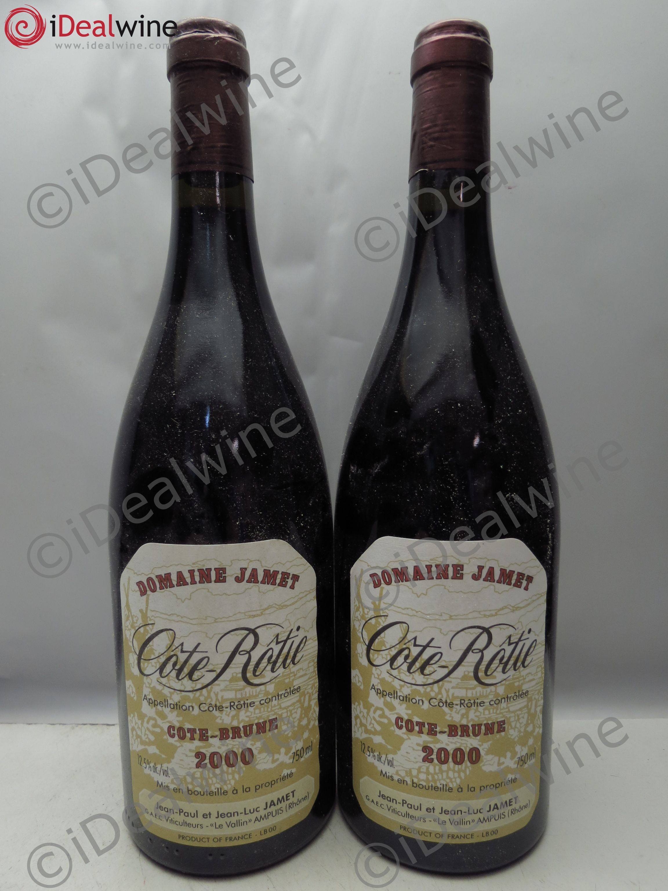 Côte-Rôtie Côte Brune Jamet (Domaine) 2000 - Lot de 2 bouteilles - 0