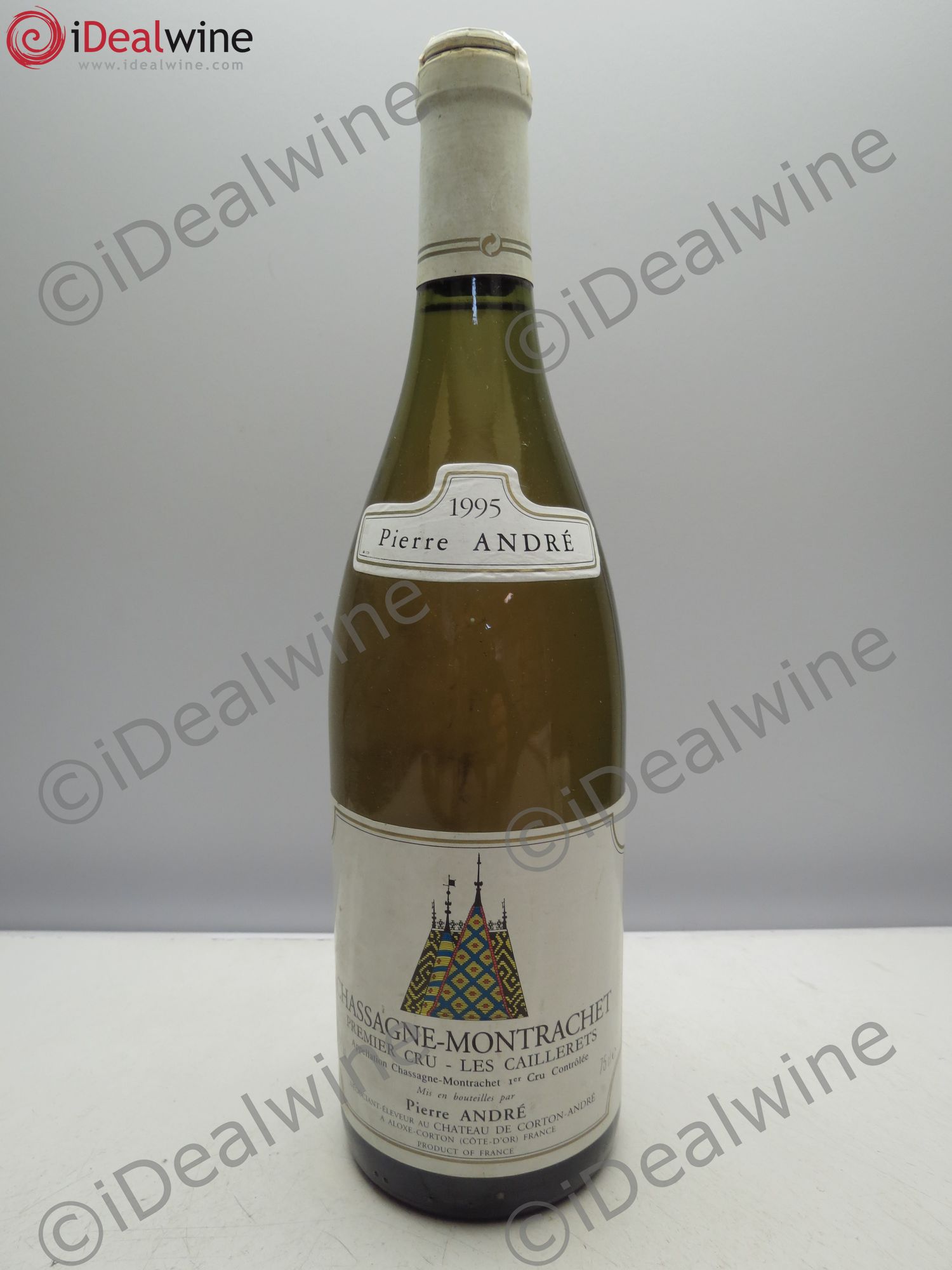 Chassagne-Montrachet 1er Cru Pierre André Capsule Scotchée 1995 - Lot de 1 bouteille - 0