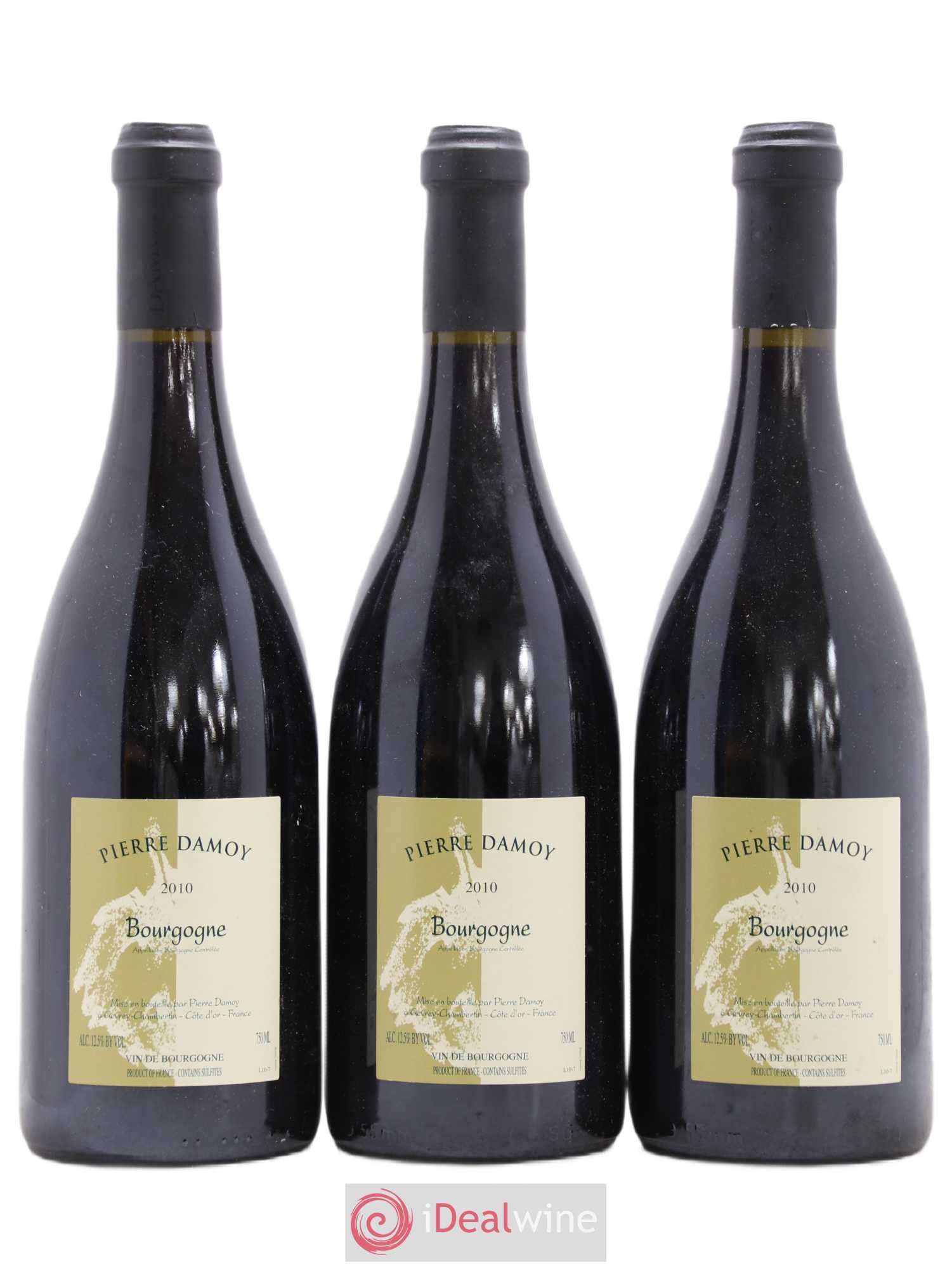 Bourgogne Pierre Damoy 2010 - Lot de 3 bouteilles - 0