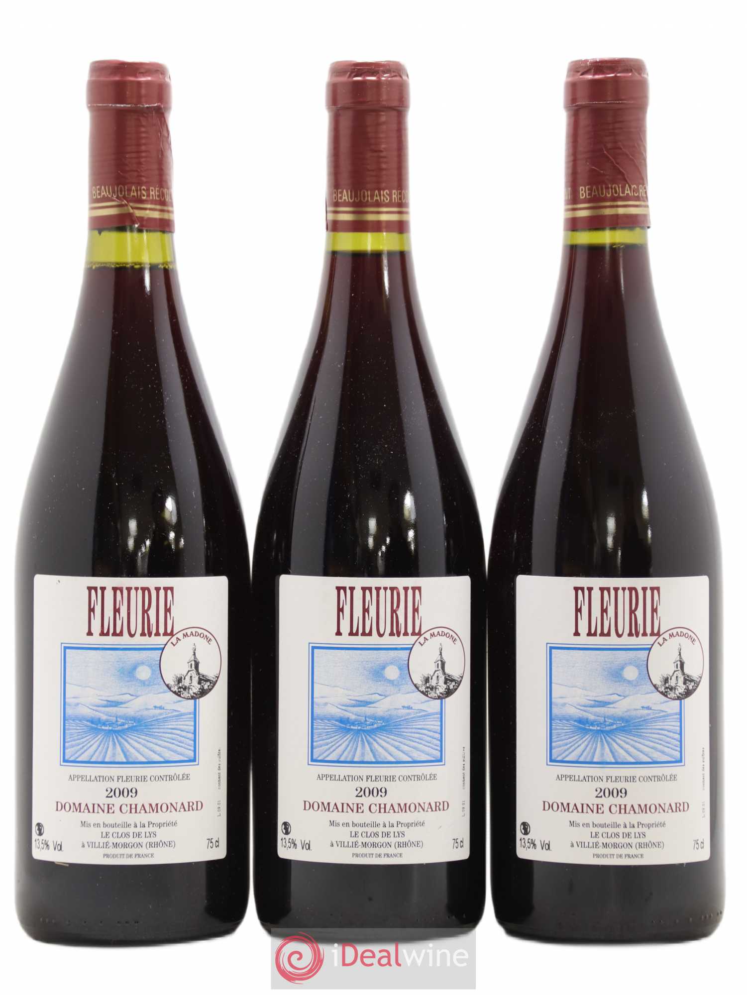 Fleurie Joseph Chamonard (Domaine) 2009 - Lot de 3 bouteilles - 0
