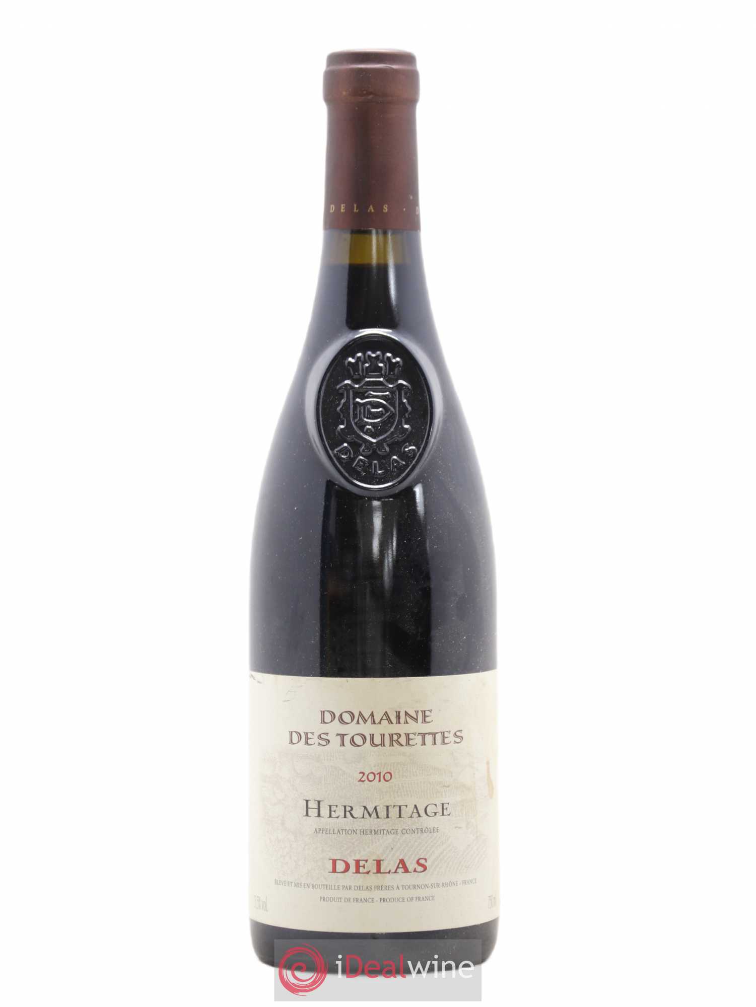 Hermitage Domaine des Tourettes Delas Frères 2010 - Lot de 1 bouteille - 0