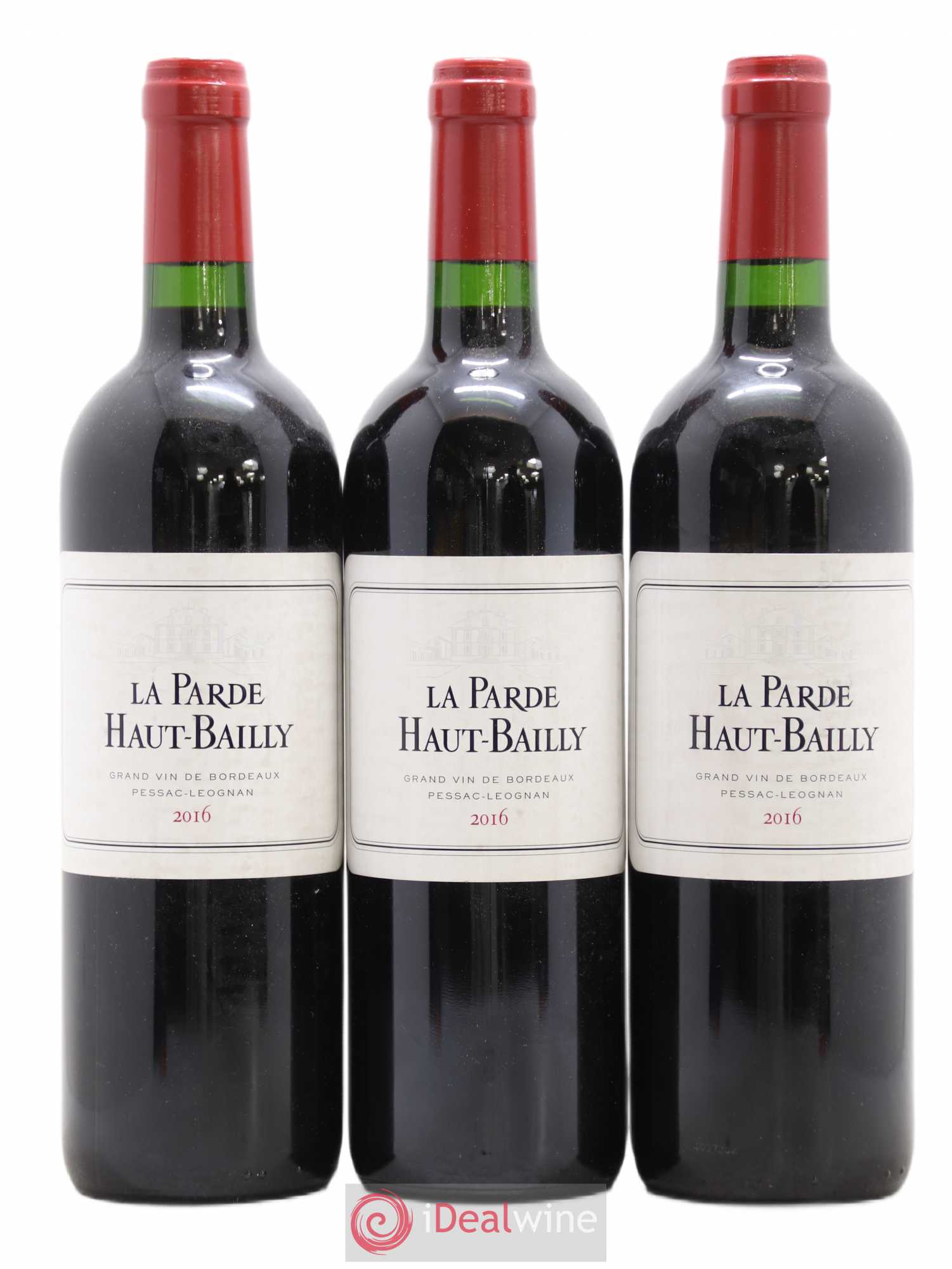 Haut Bailly II (Anciennement La Parde de Haut-Bailly) Second Vin 2016 - Lot de 3 bouteilles - 0