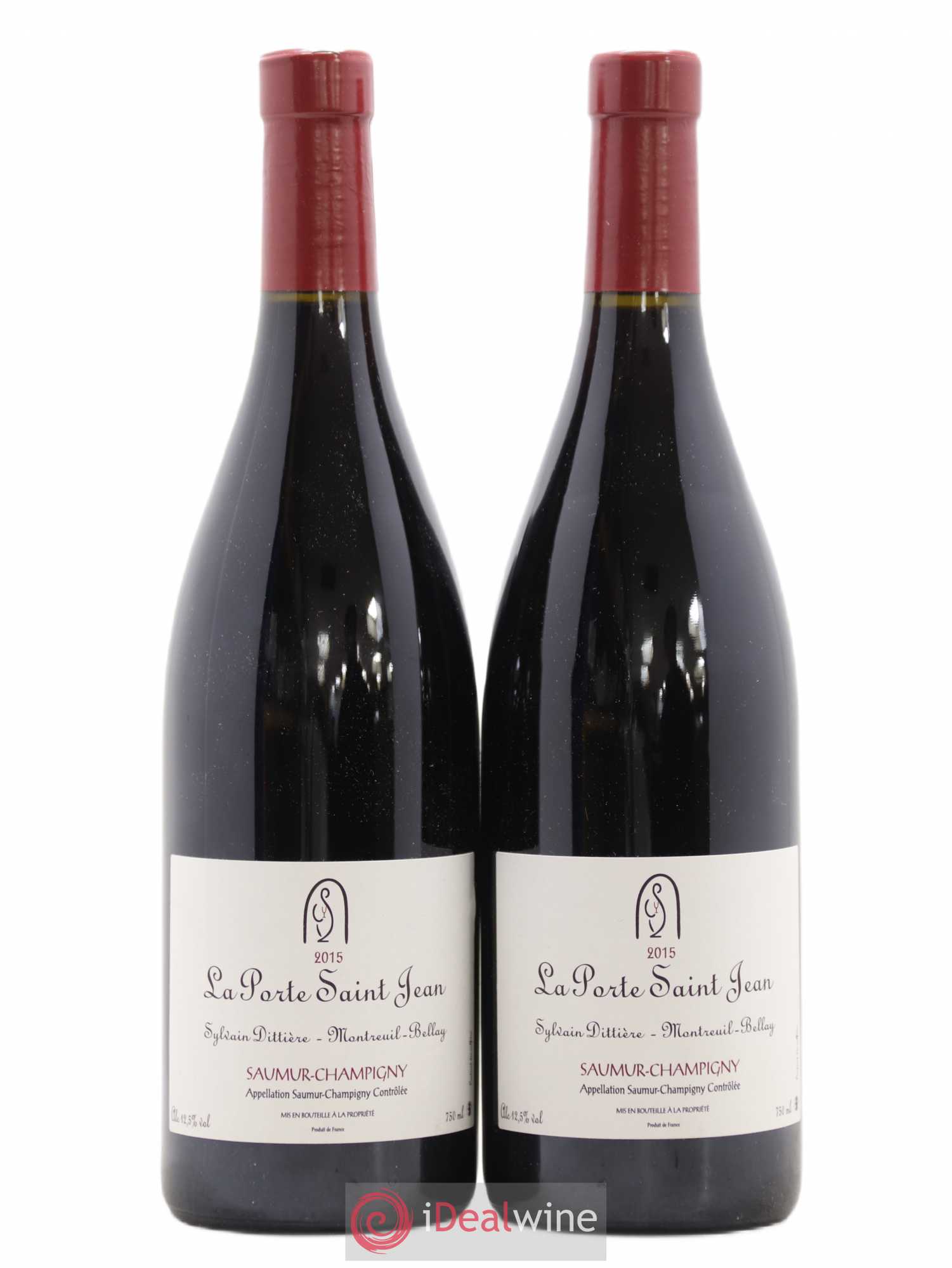 Saumur-Champigny La Porte Saint Jean 2015 - Lot de 2 bouteilles - 0