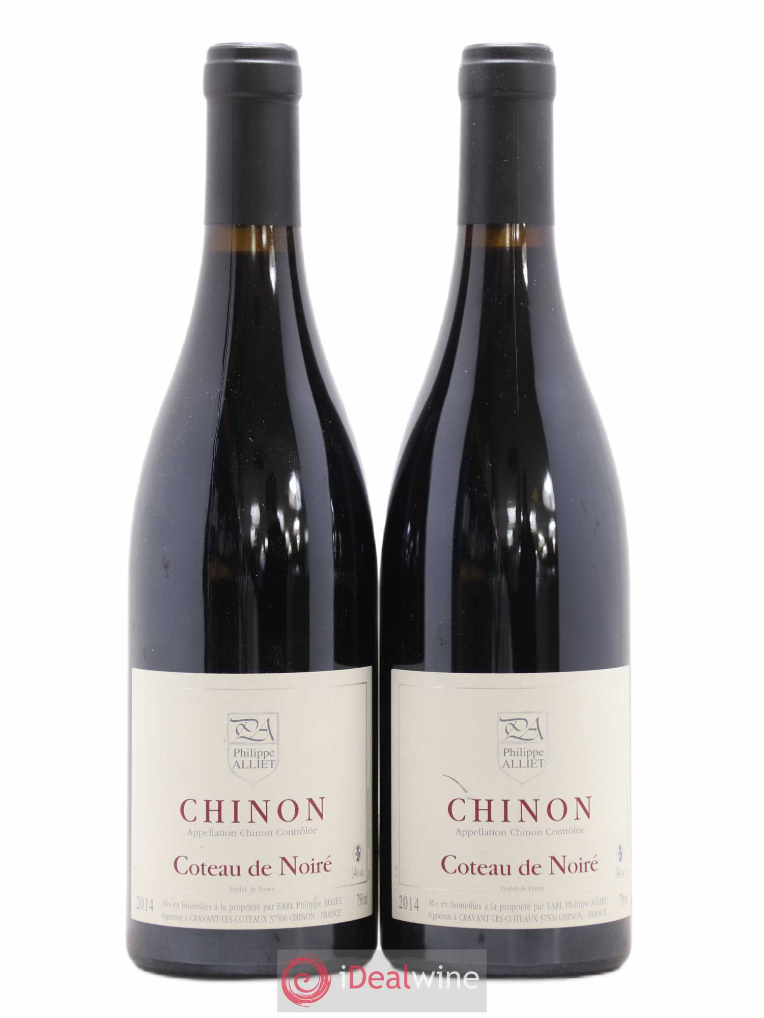 Chinon Coteau de Noiré Philippe Alliet 2014 - Lot de 2 bouteilles - 0