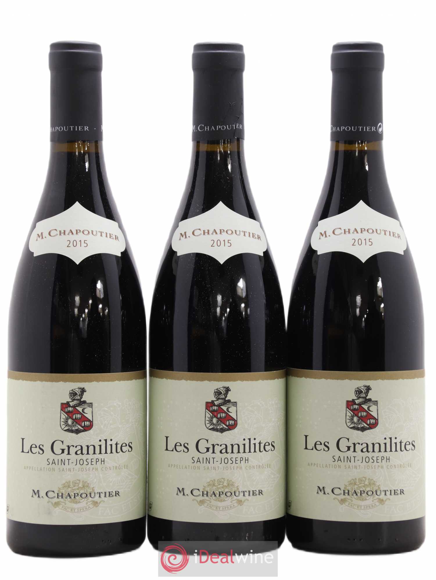 Saint-Joseph Les Granilites Chapoutier 2015 - Lot de 3 bouteilles - 0