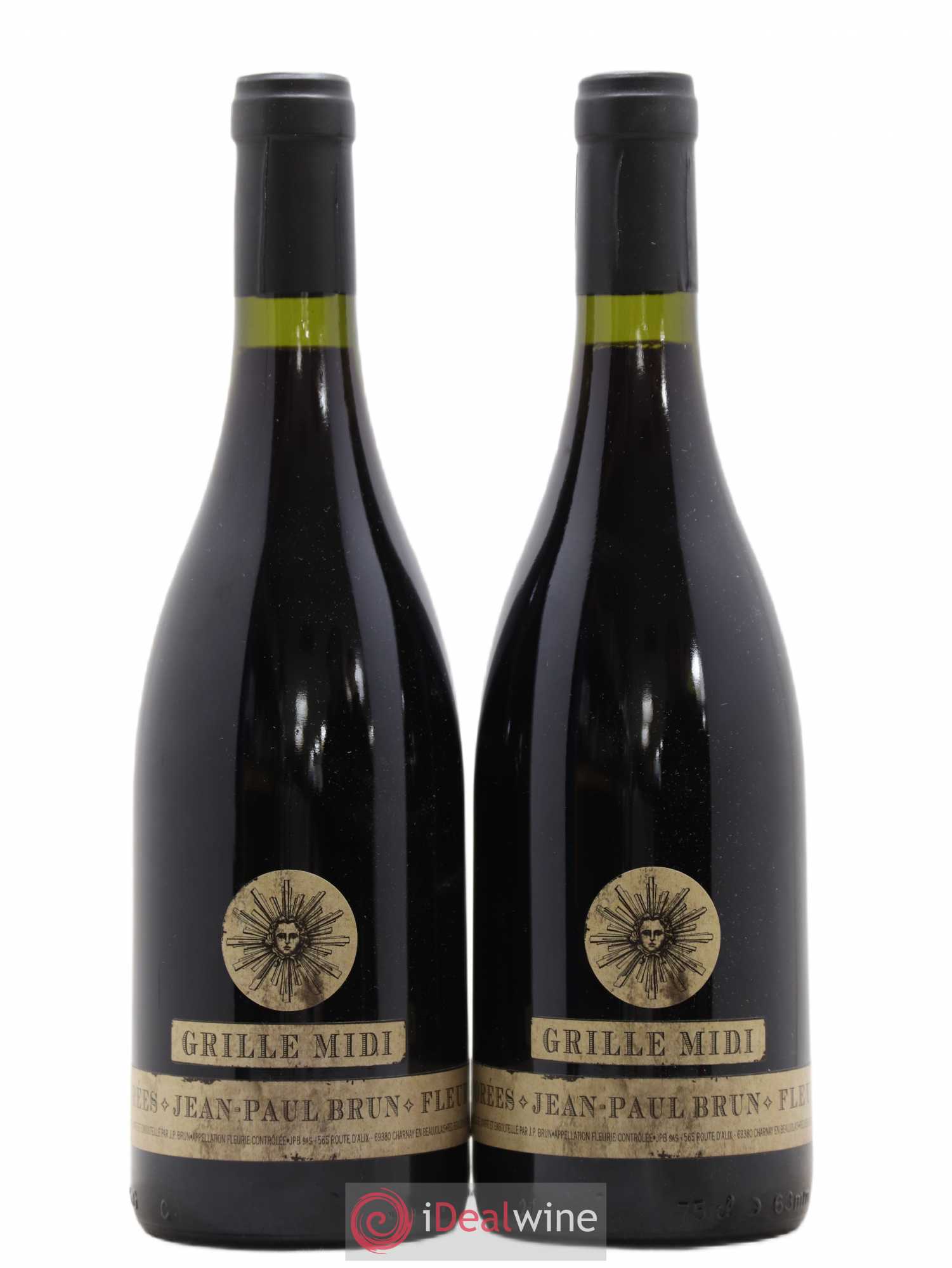 Fleurie Terres dorées - J-P. Brun (Domaine des) Grille Midi 2015 - Lot de 2 bouteilles - 0