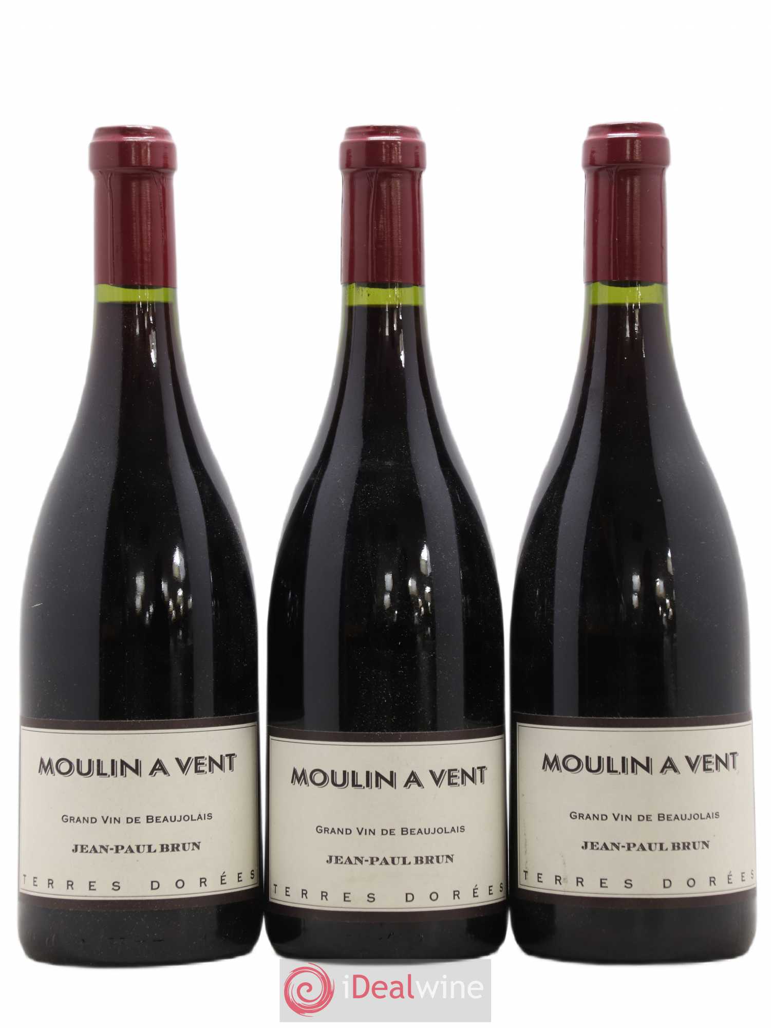 Moulin-à-Vent Terres dorées - J-P. Brun (Domaine des) (sans prix de réserve) 2009 - Lot de 3 bouteilles - 0