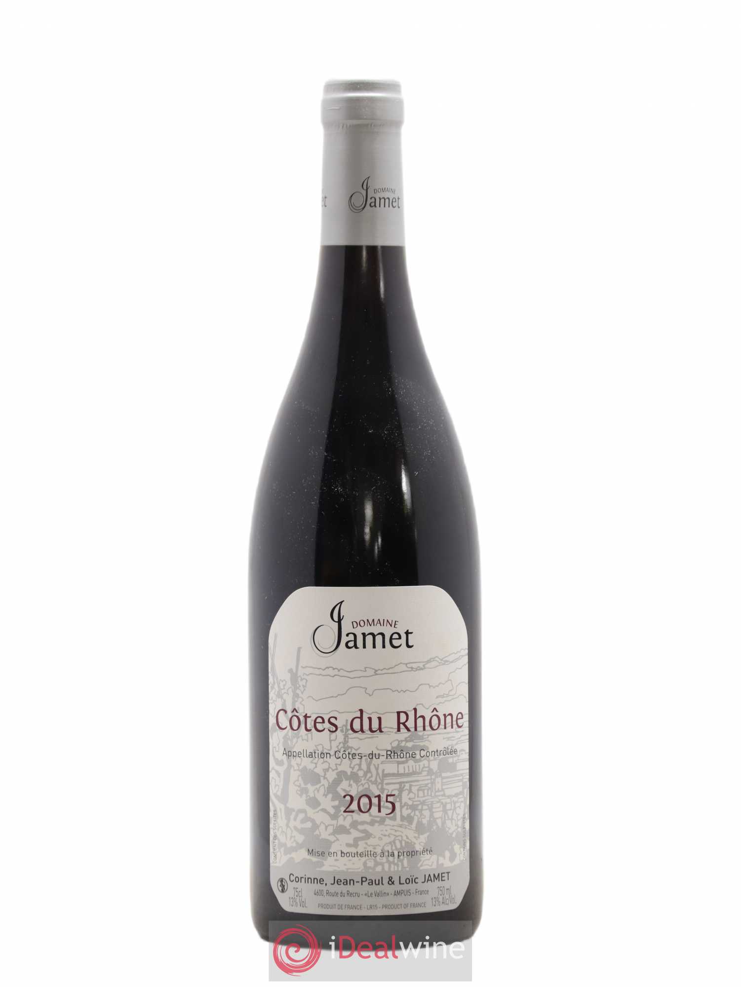 Côtes-du-Rhône Jamet (Domaine) 2015 - Lot de 1 bouteille - 0