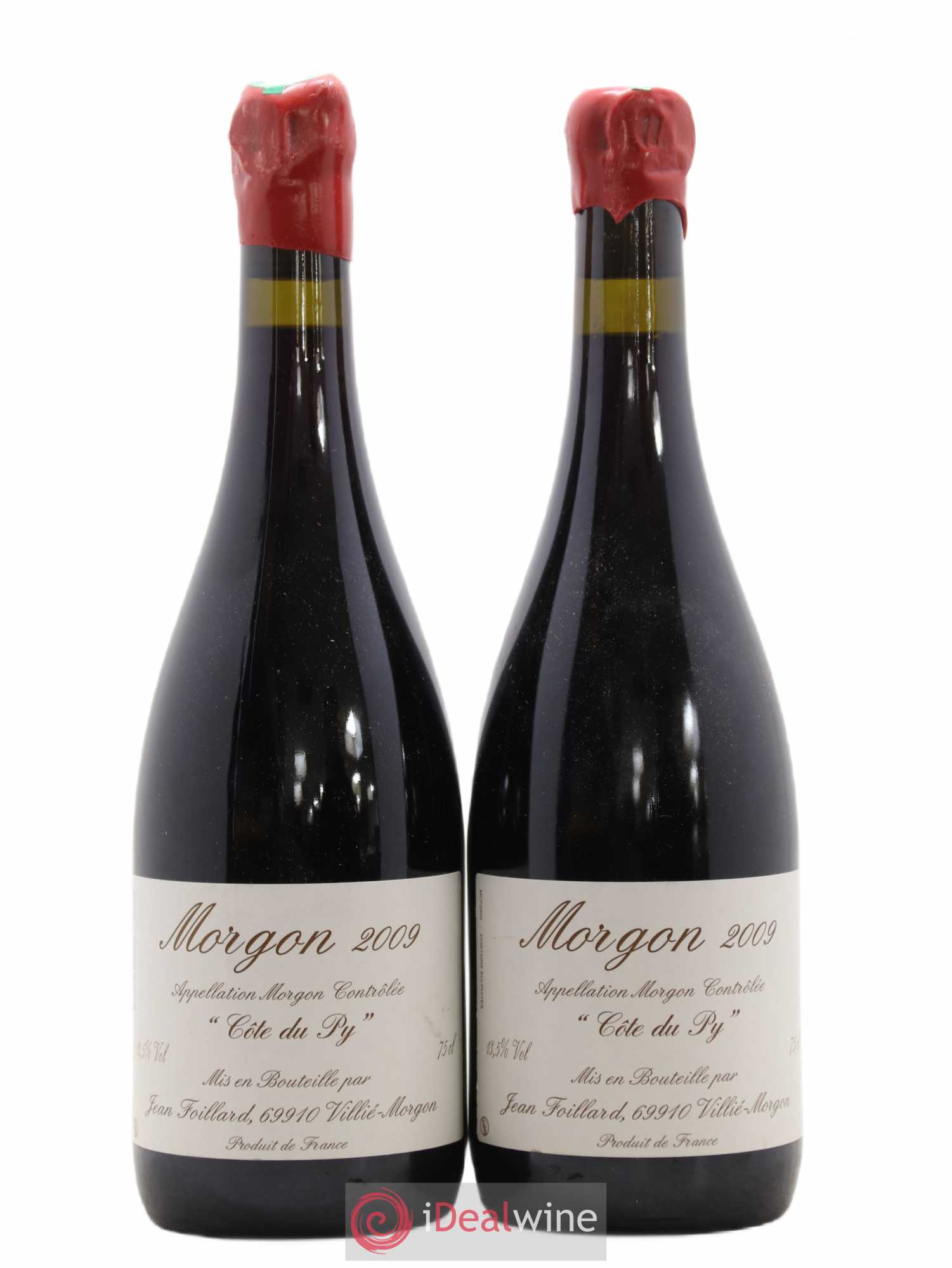 Morgon Côte du Py Jean Foillard 2009 - Lot de 2 bouteilles - 0