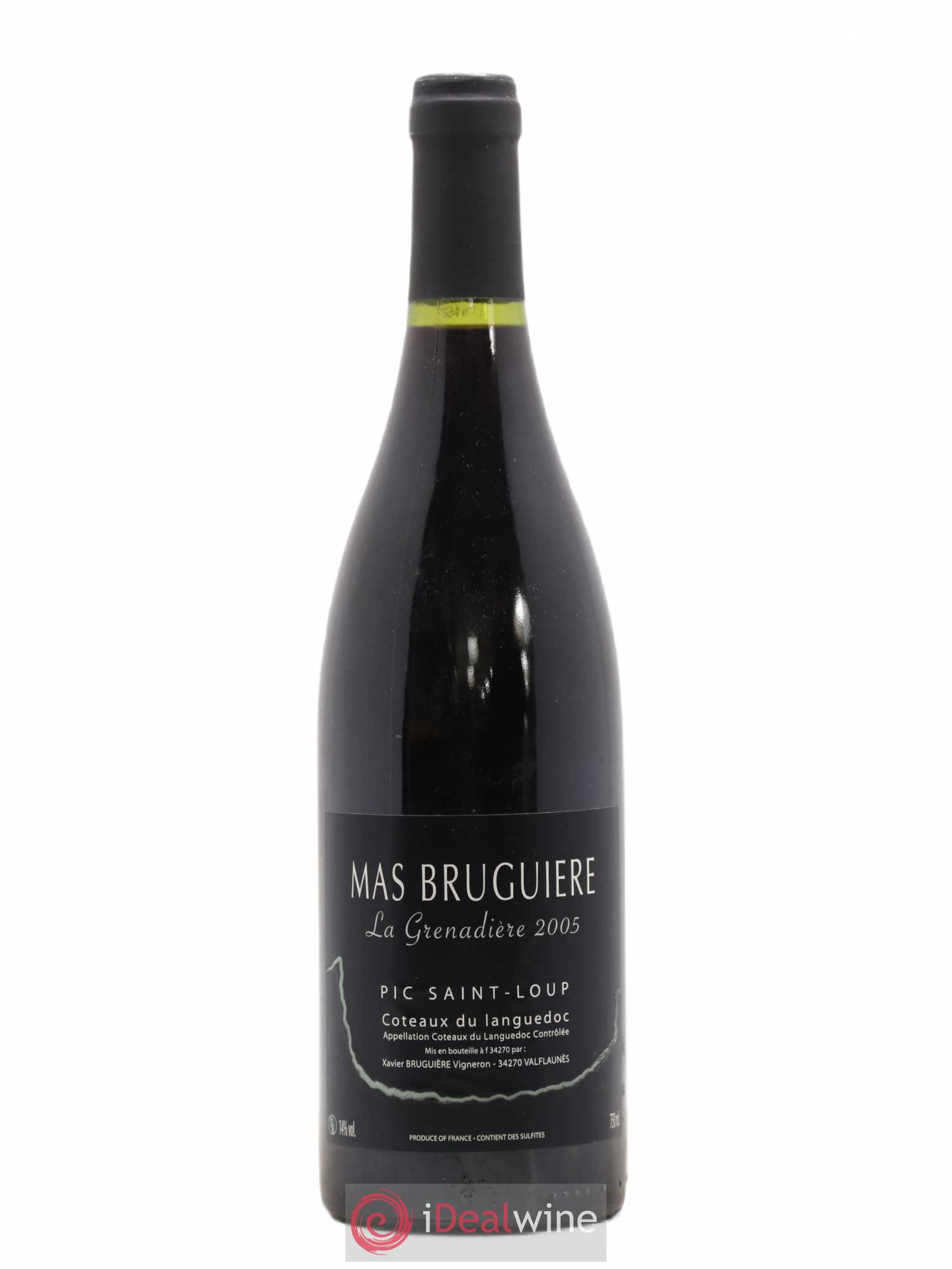 Pic Saint-Loup Mas Bruguière La Grenadière Guilhem et Xavier Bruguière (sans prix de réserve) 2005 - Lot de 1 bouteille - 0