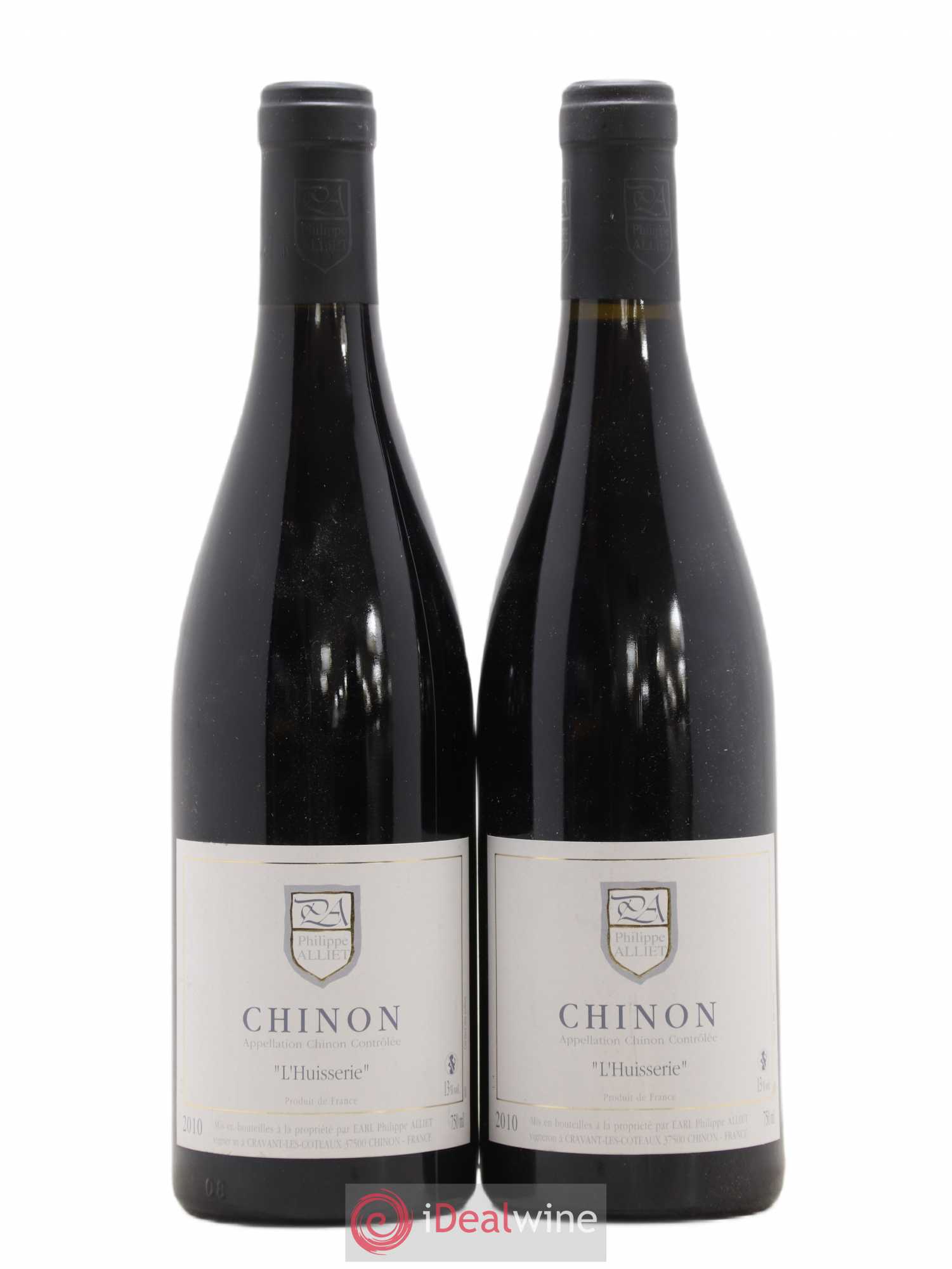 Chinon L'Huisserie Philippe Alliet 2010 - Lot de 2 bouteilles - 0