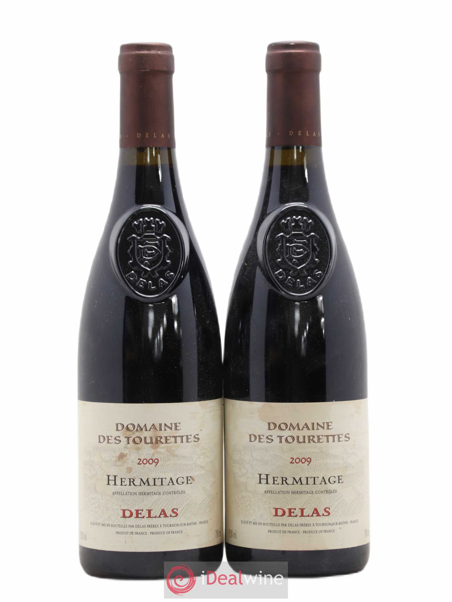 Hermitage Domaine des Tourettes Delas Frères 2009 - Lot de 2 bouteilles - 0