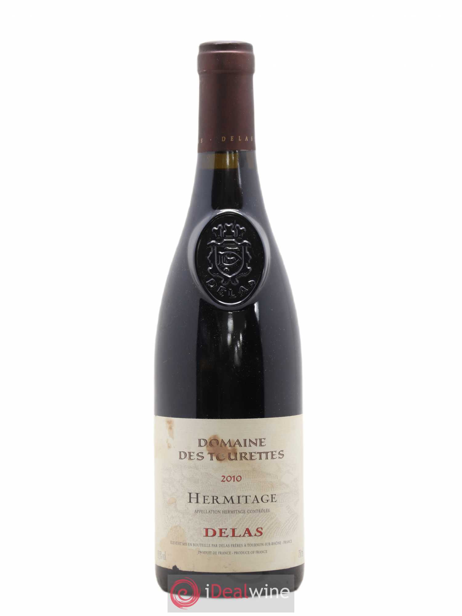 Hermitage Domaine des Tourettes Delas Frères 2010 - Lot de 1 bouteille - 0