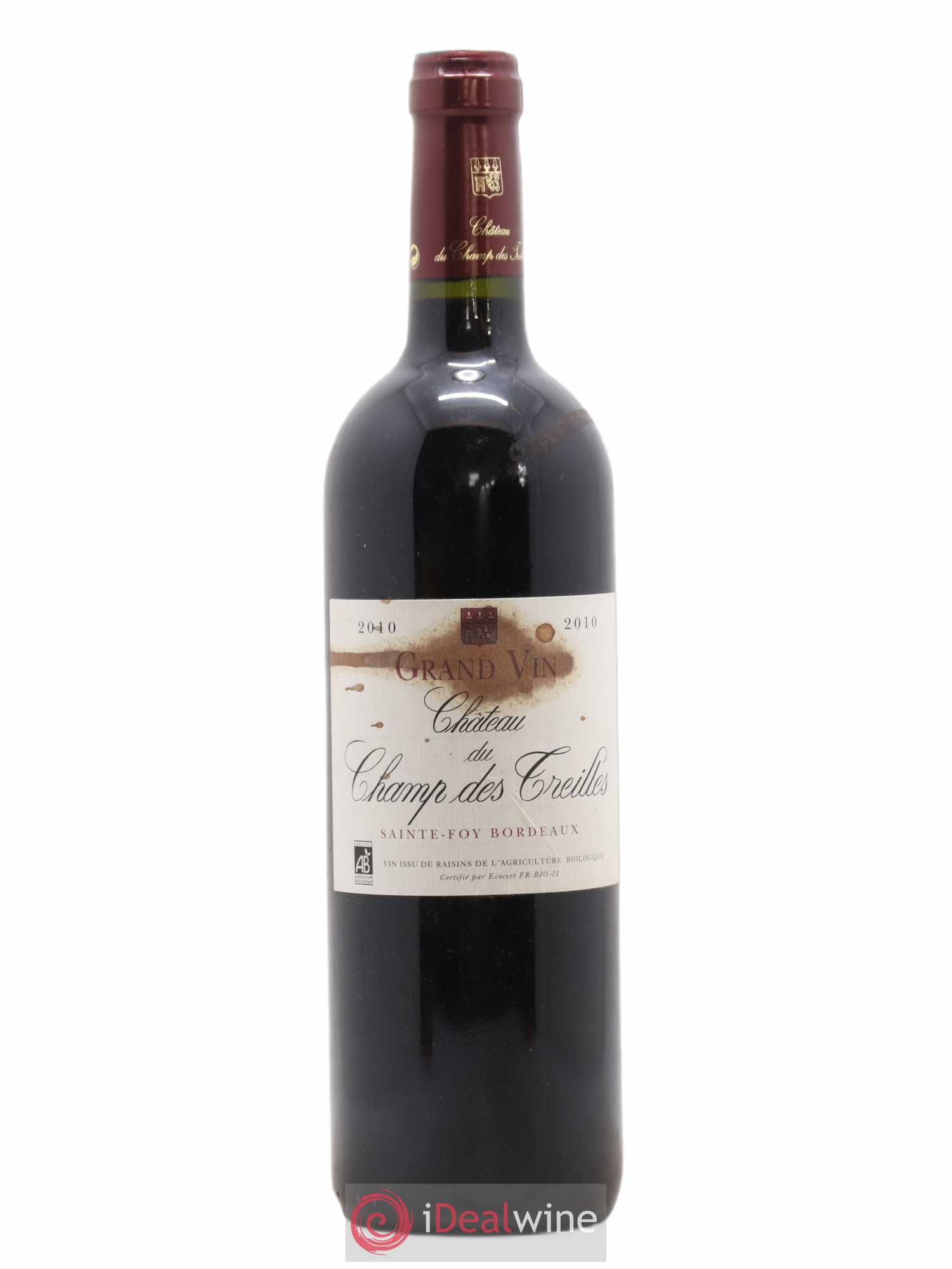 Château du Champ des Treilles (sans prix de réserve) 2010 - Lot de 1 bouteille - 0