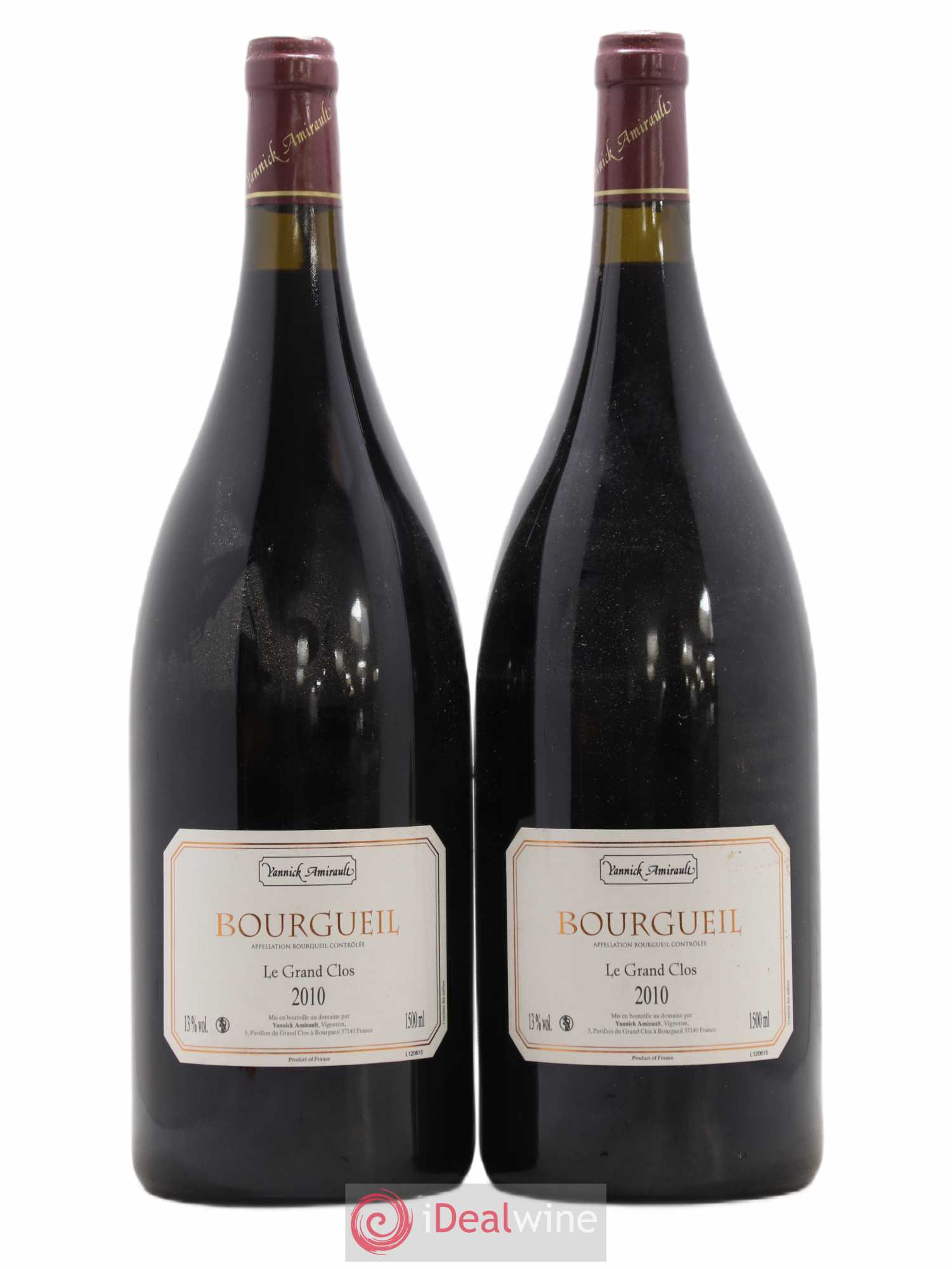 Bourgueil Grand Clos Yannick Amirault (Domaine) 2010 - Lot de 2 magnums - 0