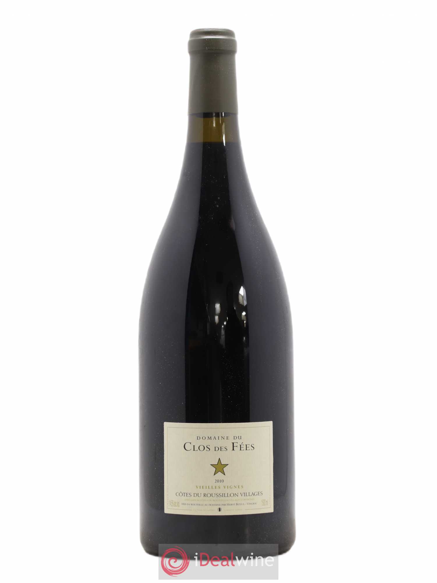 Côtes du Roussillon Villages Clos des Fées Vieilles vignes Hervé Bizeul 2010 - Lot de 1 magnum - 0