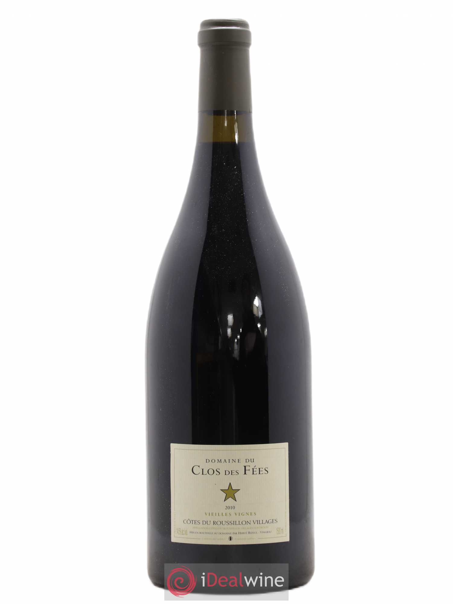 Côtes du Roussillon Villages Clos des Fées Vieilles vignes Hervé Bizeul 2010 - Lot de 1 magnum - 0