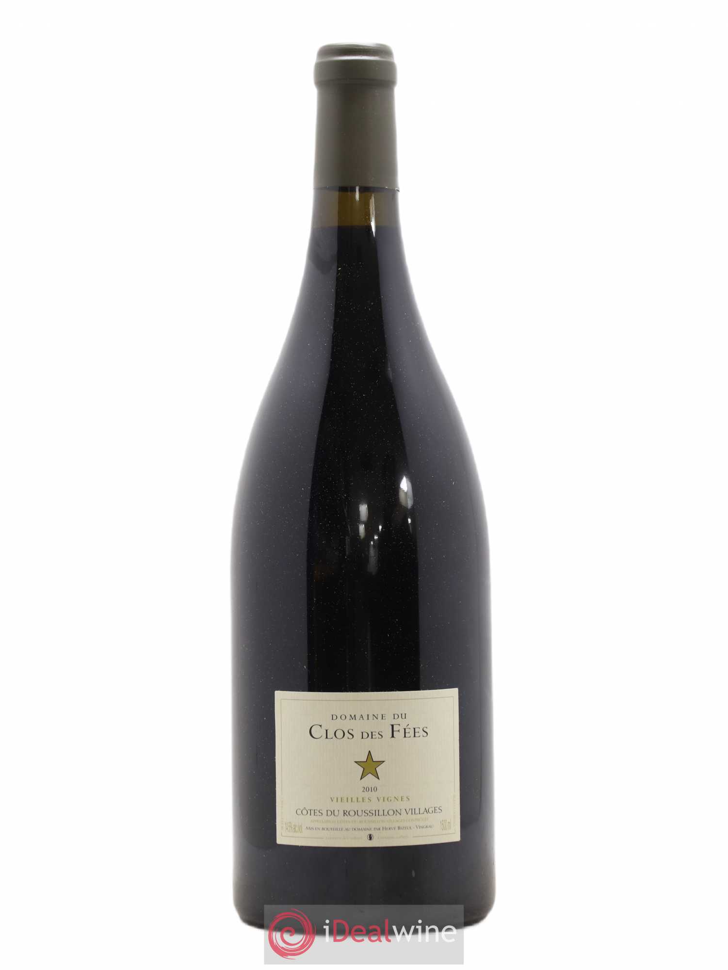 Côtes du Roussillon Villages Clos des Fées Vieilles vignes Hervé Bizeul 2010 - Lot de 1 magnum - 0