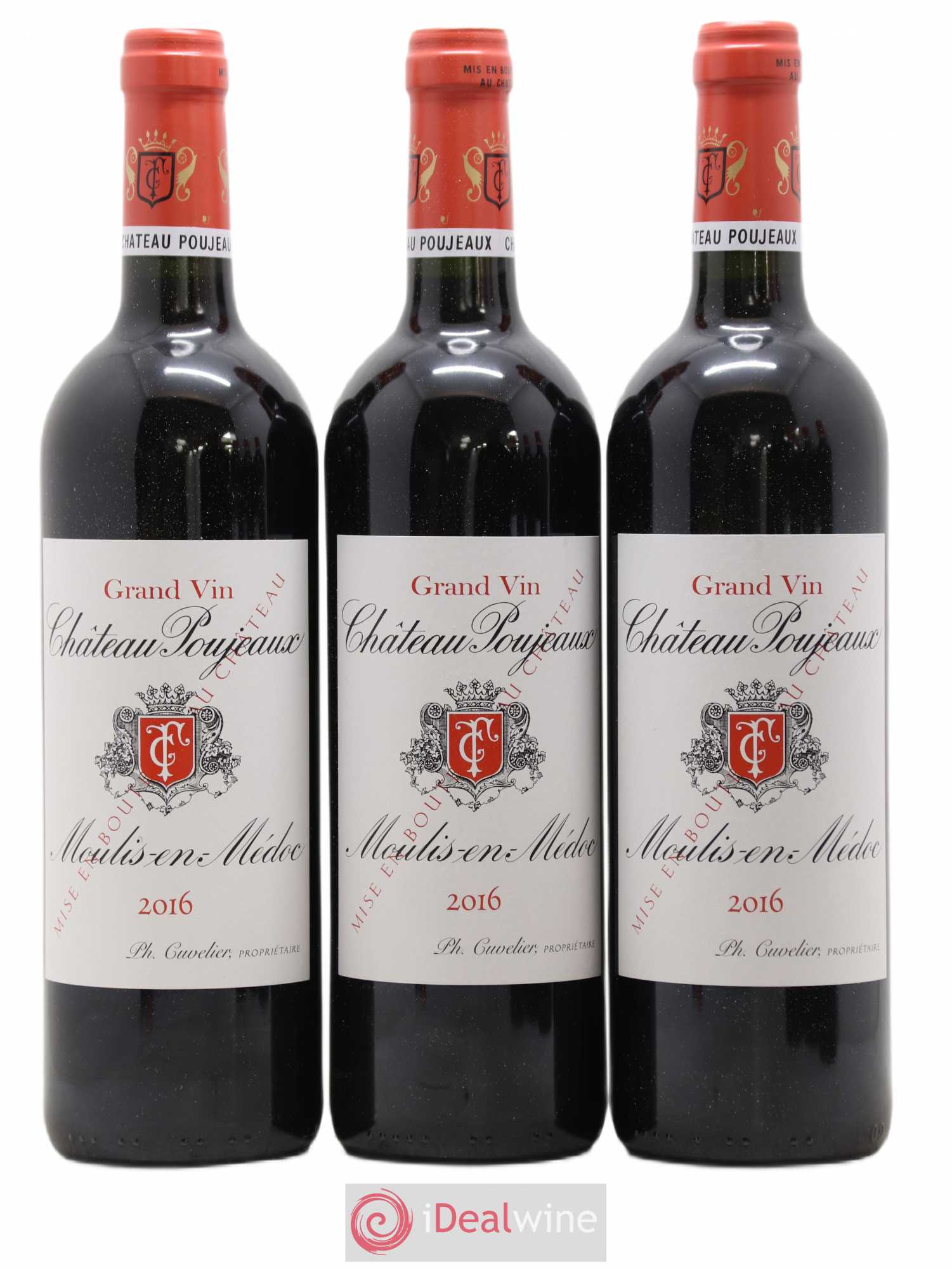 Château Poujeaux 2016 - Lot de 6 bouteilles - 1