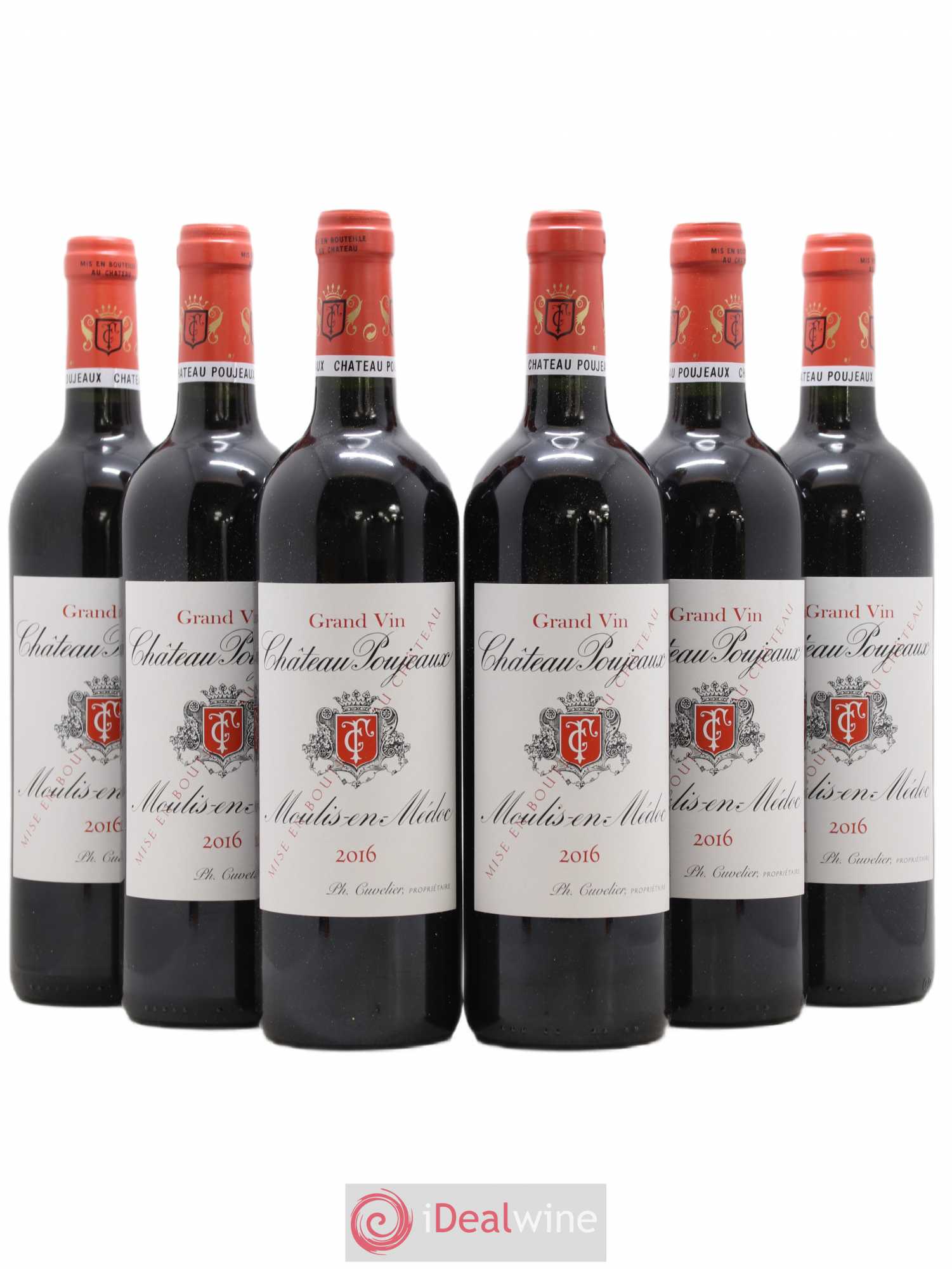 Château Poujeaux 2016 - Lot de 6 bouteilles - 0
