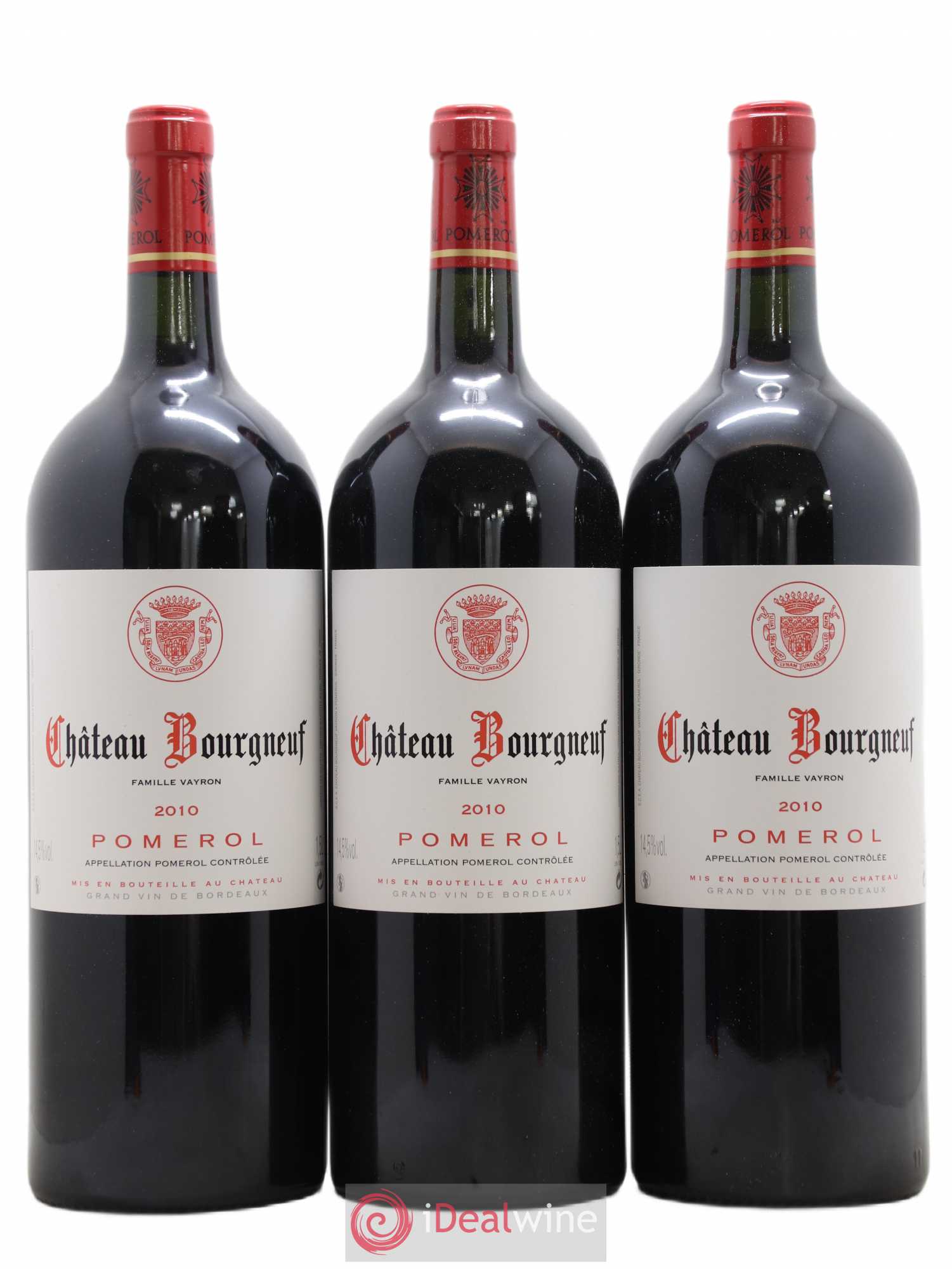 Château Bourgneuf 2010 - Lot de 3 magnums - 0