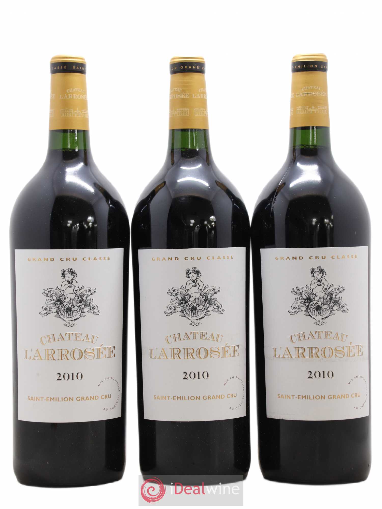 Château l' Arrosée Grand Cru Classé 2010 - Lot de 3 magnums - 0