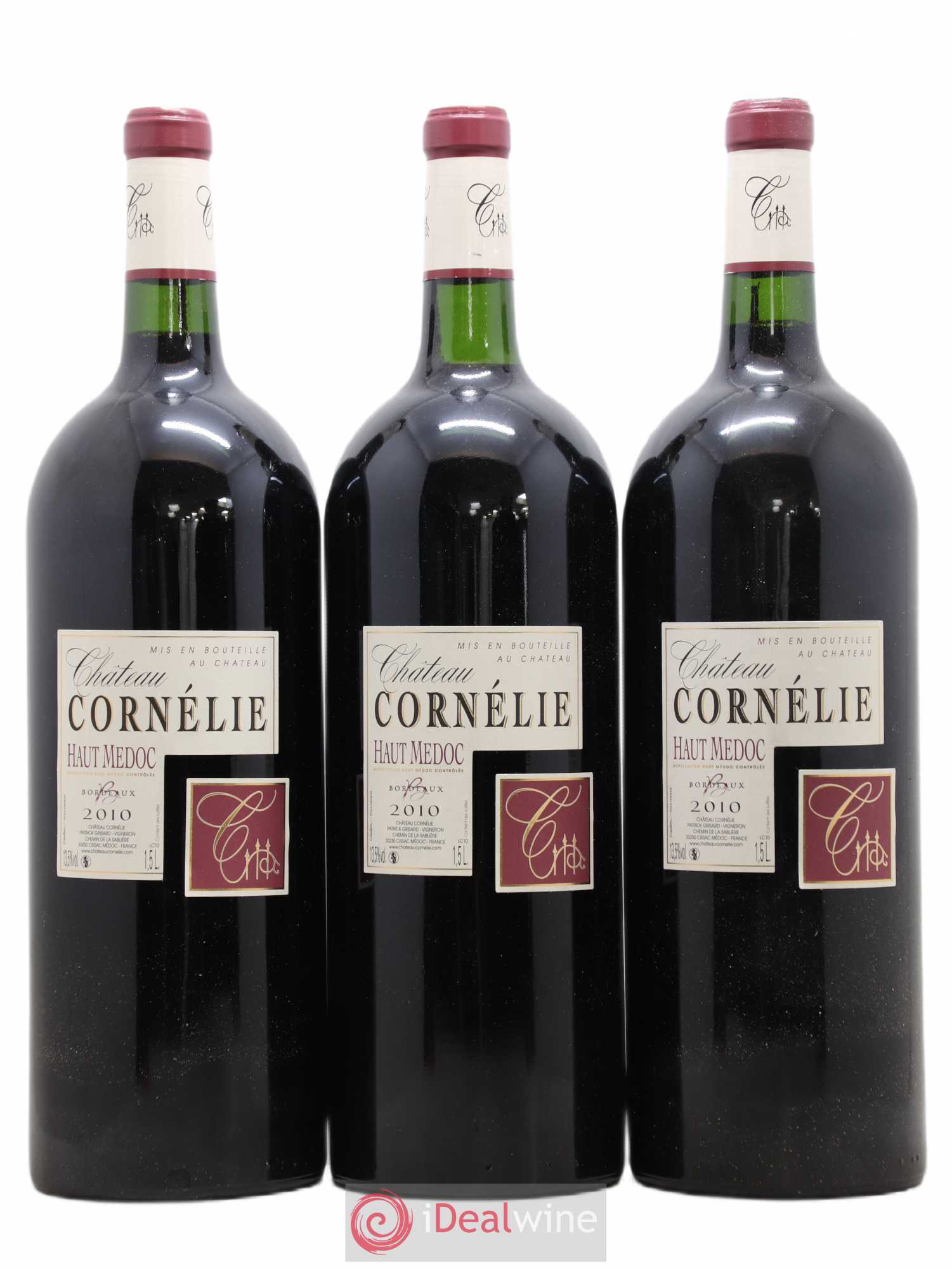 Haut Médoc Cornelie 2010 - Posten von 6 Magnum - 2