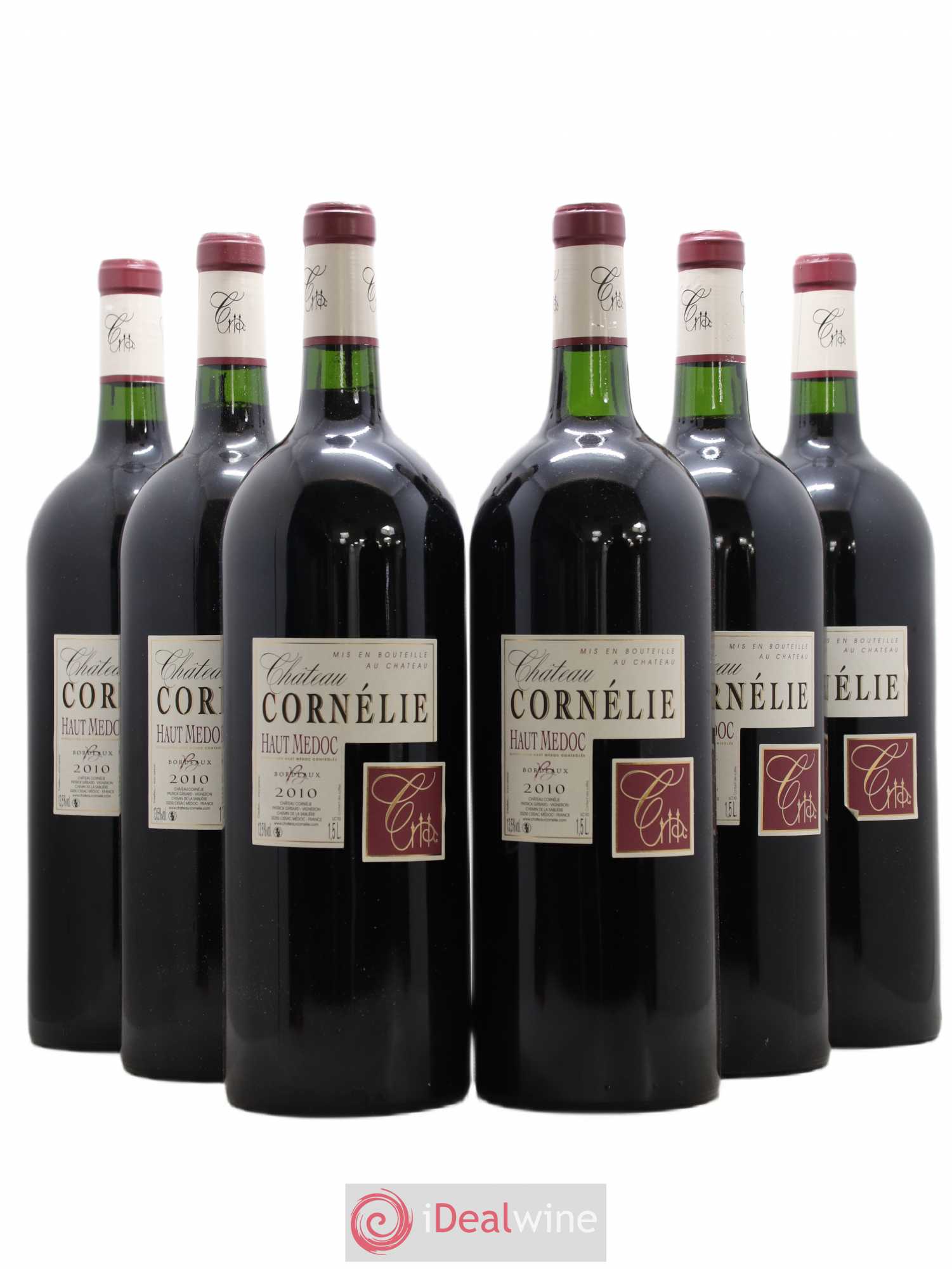 Haut Médoc Cornelie 2010 - Posten von 6 Magnum - 0