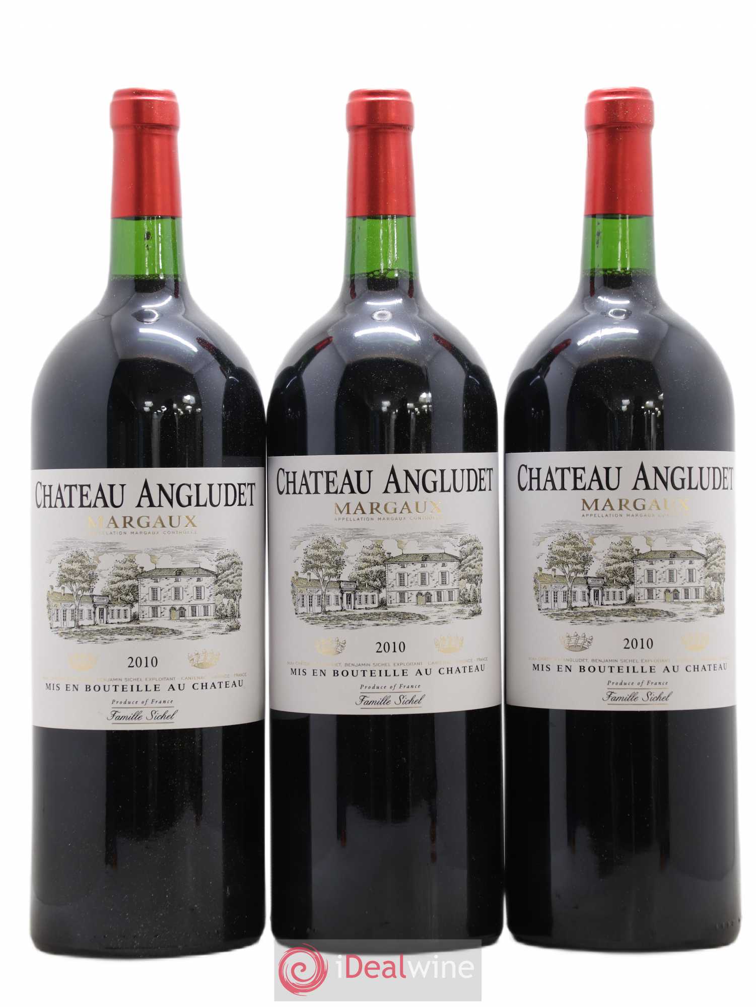 Château d' Angludet Cru Bourgeois 2010 - Lot de 3 magnums - 0