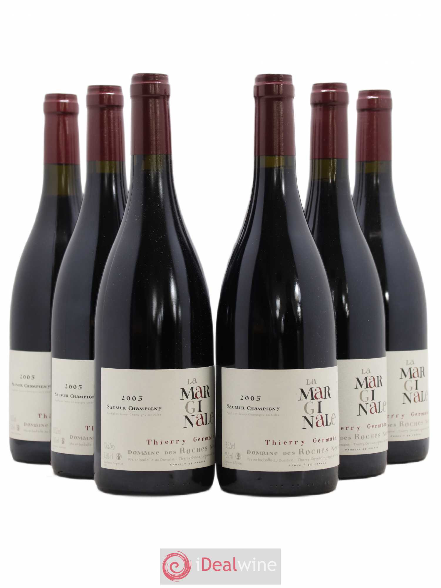 Saumur-Champigny La Marginale Domaine des Roches Neuves - Thierry Germain 2005 - Lot de 6 bouteilles - 0