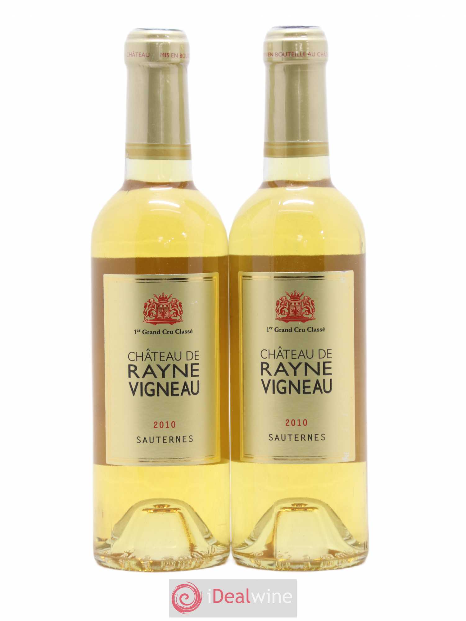 Château de Rayne Vigneau 1er Grand Cru Classé 2010 - Posten von 2 Demi-Flaschen - 0