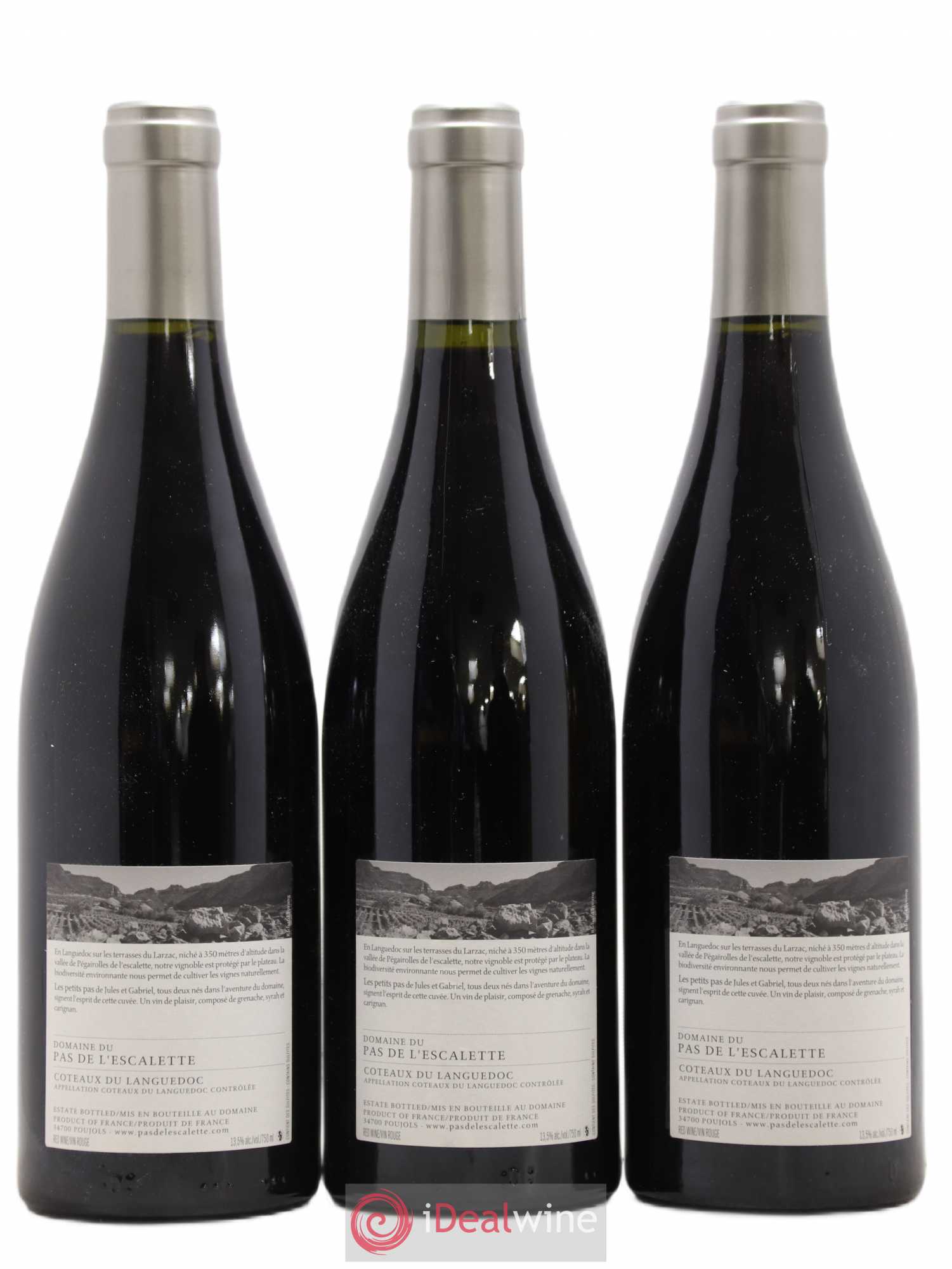 Languedoc Les Petits Pas Pas de l'Escalette 2010 - Lot de 3 bouteilles - 1