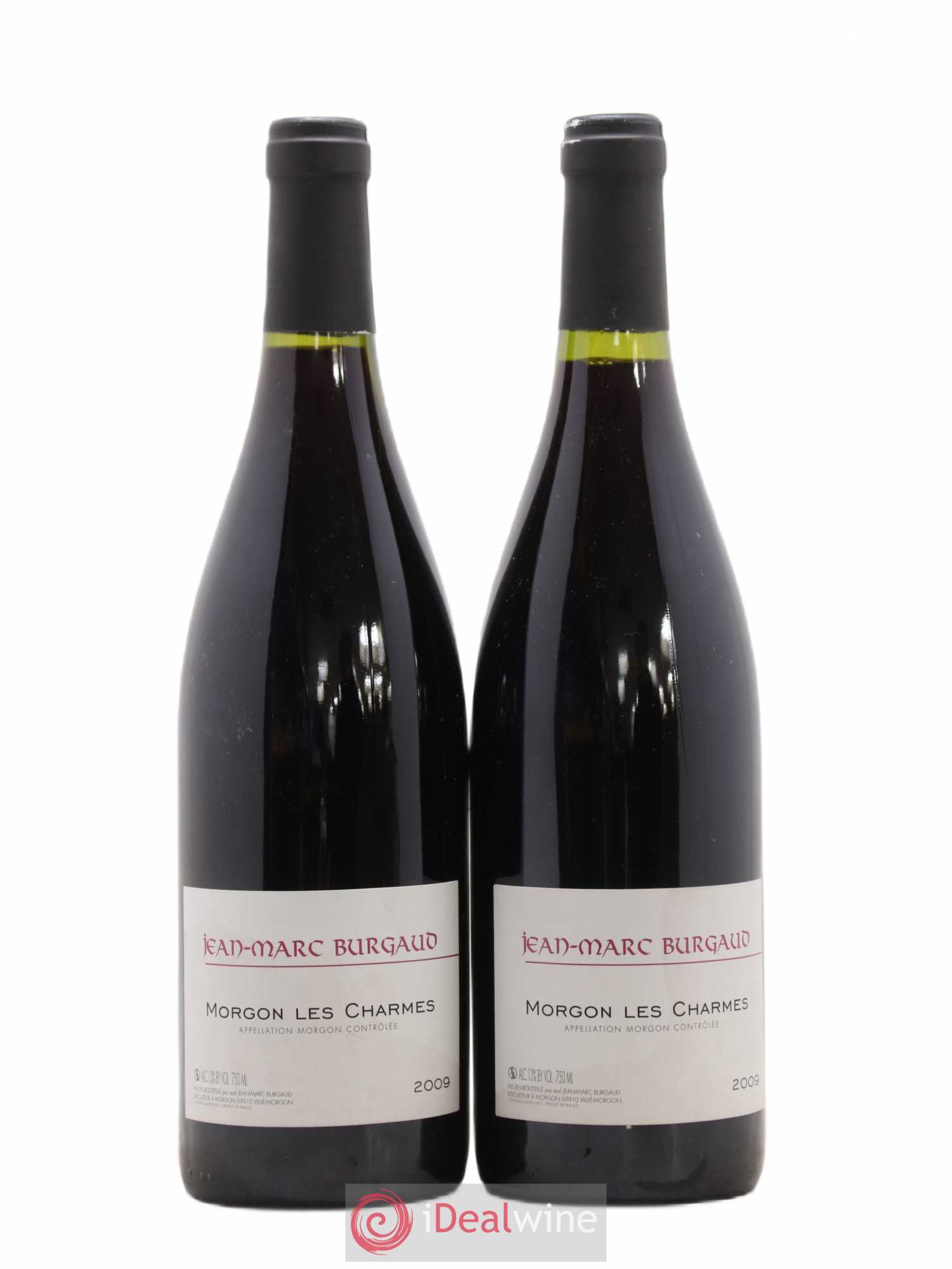 Morgon Les Charmes Jean-Marc Burgaud (Domaine) 2009 - Lot de 2 bouteilles - 0