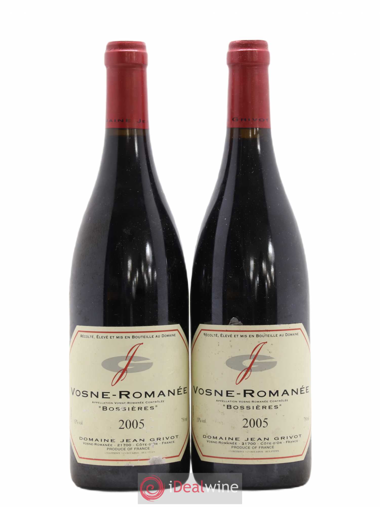 Vosne-Romanée Bossières Jean Grivot 2005 - Lot de 2 bouteilles - 0