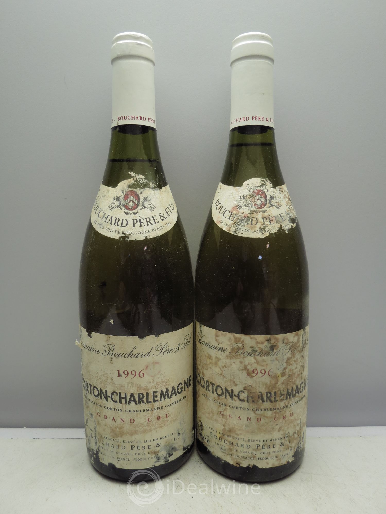 Corton-Charlemagne Grand Cru Bouchard Père & Fils 1996 - Lot de 2 bouteilles - 0