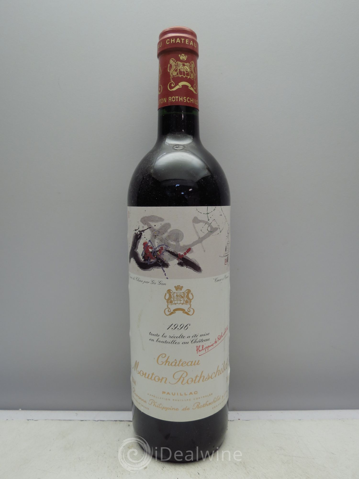 Château Mouton Rothschild 1er Grand Cru Classé 1996 - Lot de 1 bouteille - 0
