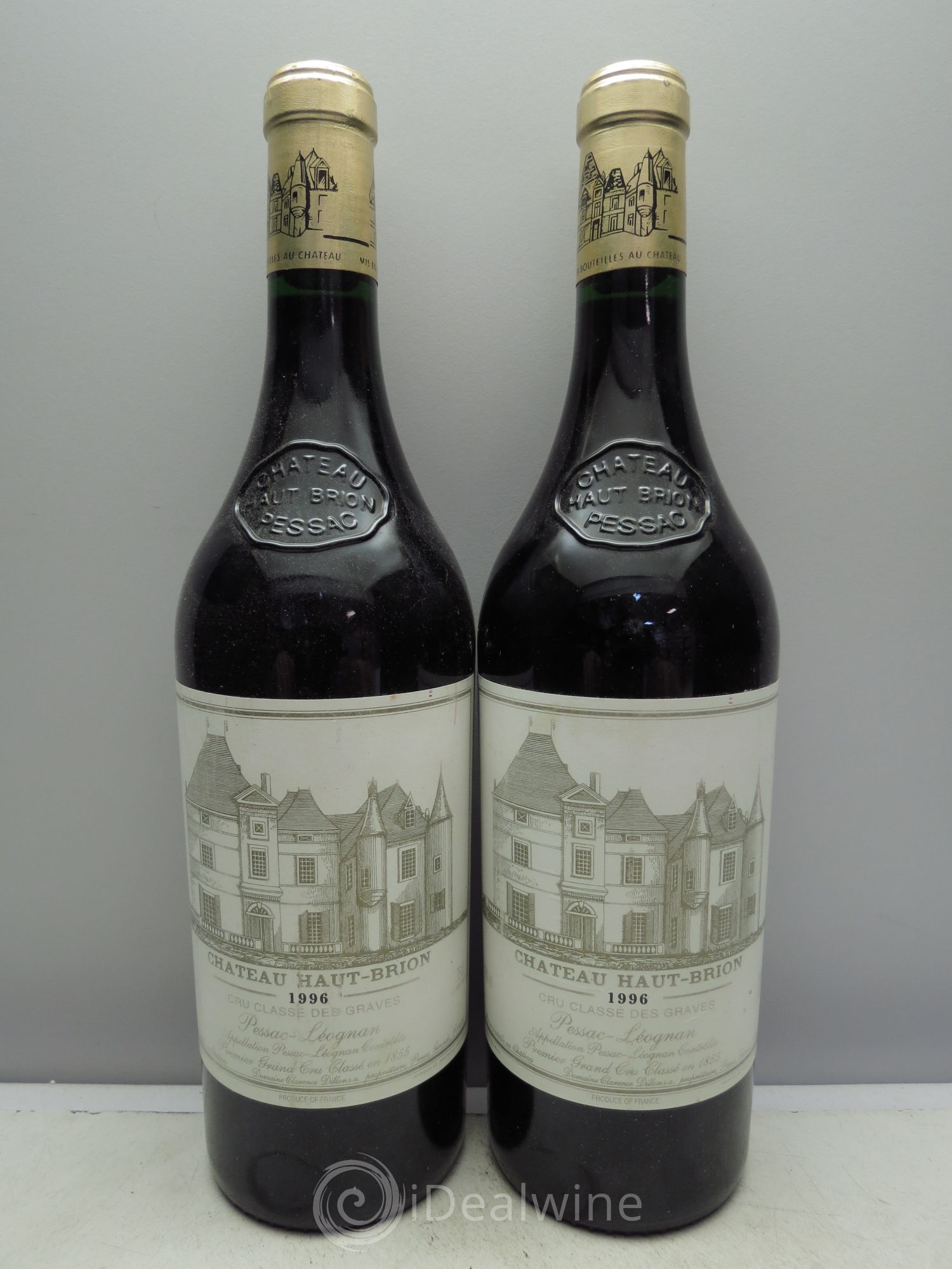 Château Haut Brion 1er Grand Cru Classé 1996 - Lot de 2 bouteilles - 0