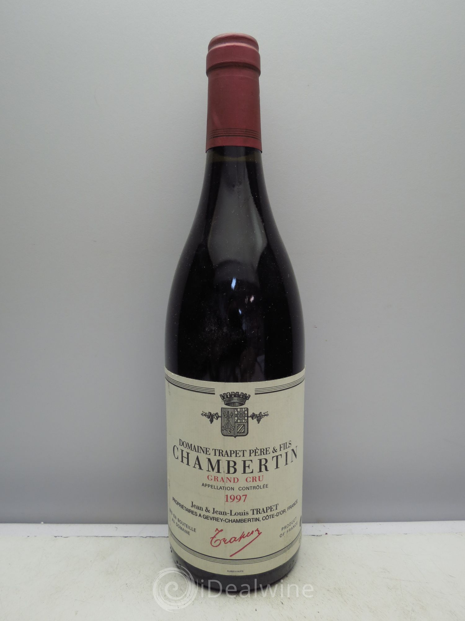 Chambertin Grand Cru Domaine Trapet 1997 - Lot de 1 bouteille - 0