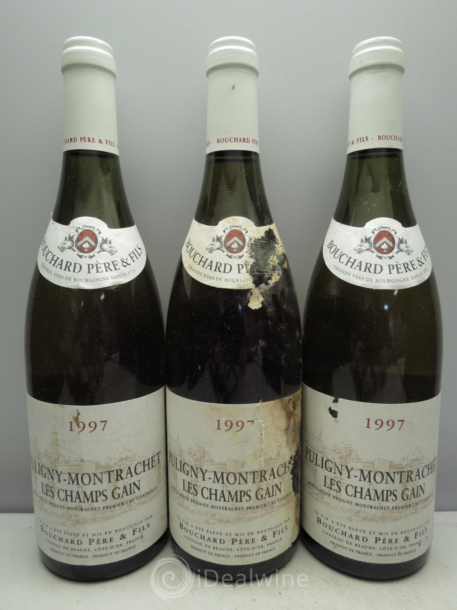 Puligny-Montrachet 1er Cru Bouchard Père & Fils 1997 - Posten von 3 Flaschen - 0