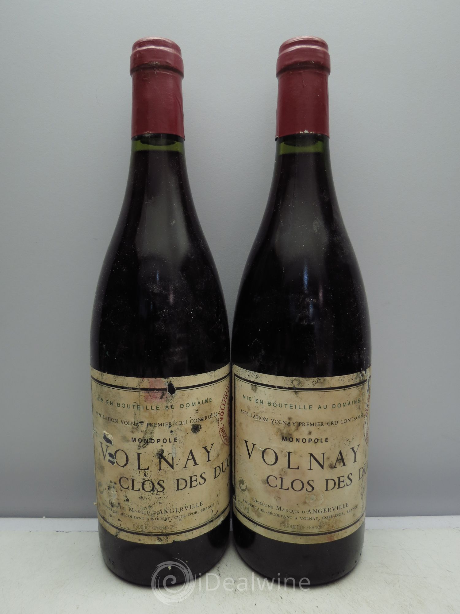 Volnay 1er Cru Clos des Ducs Marquis d'Angerville (Domaine) 1997 - Lotto di 2 bottiglie - 0