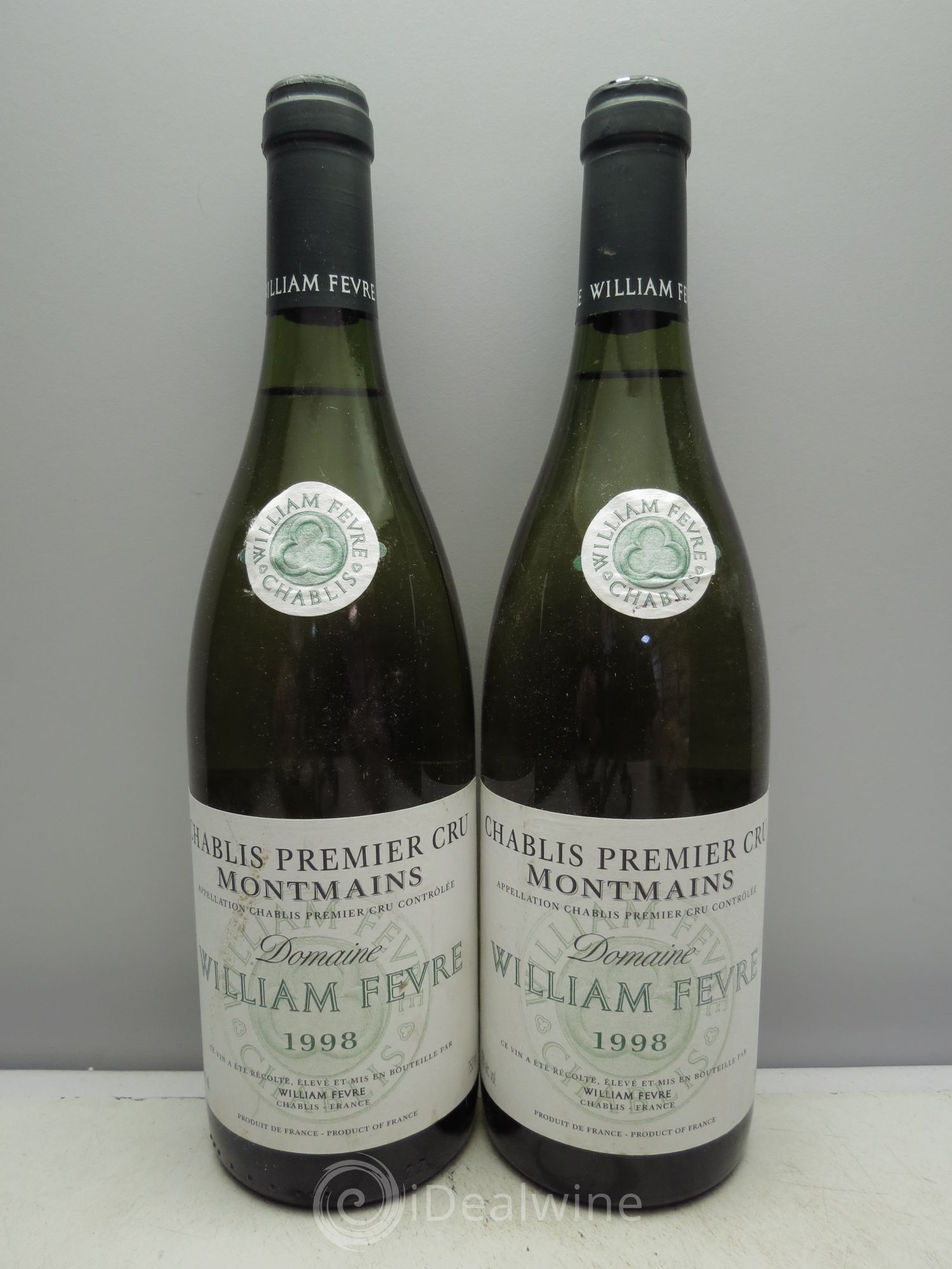 Chablis 1er Cru Montmains William Fèvre 1998 - Lot de 2 bouteilles - 0