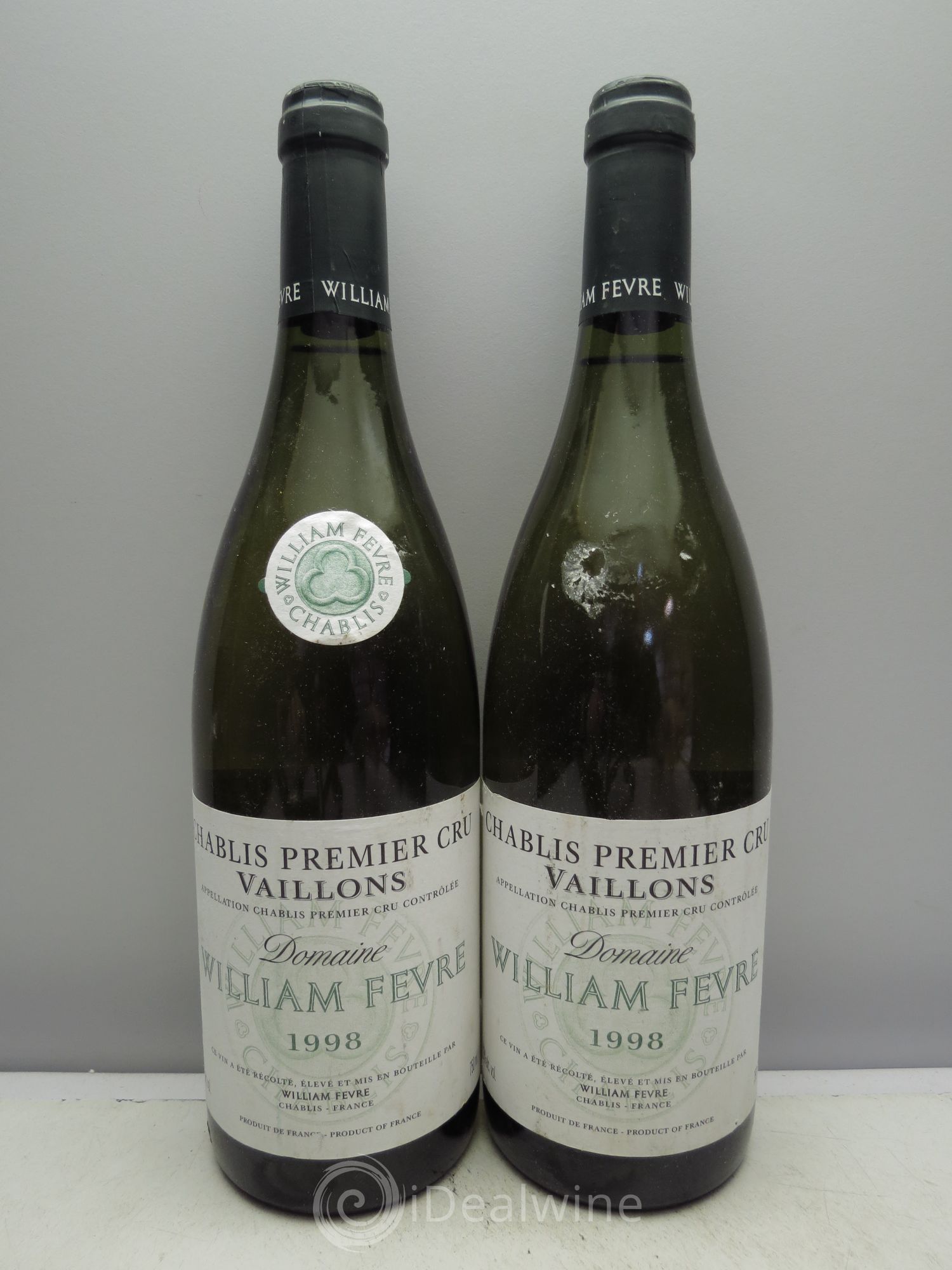 Chablis 1er Cru Vaillons William Fèvre 1998 - Lot de 2 bouteilles - 0