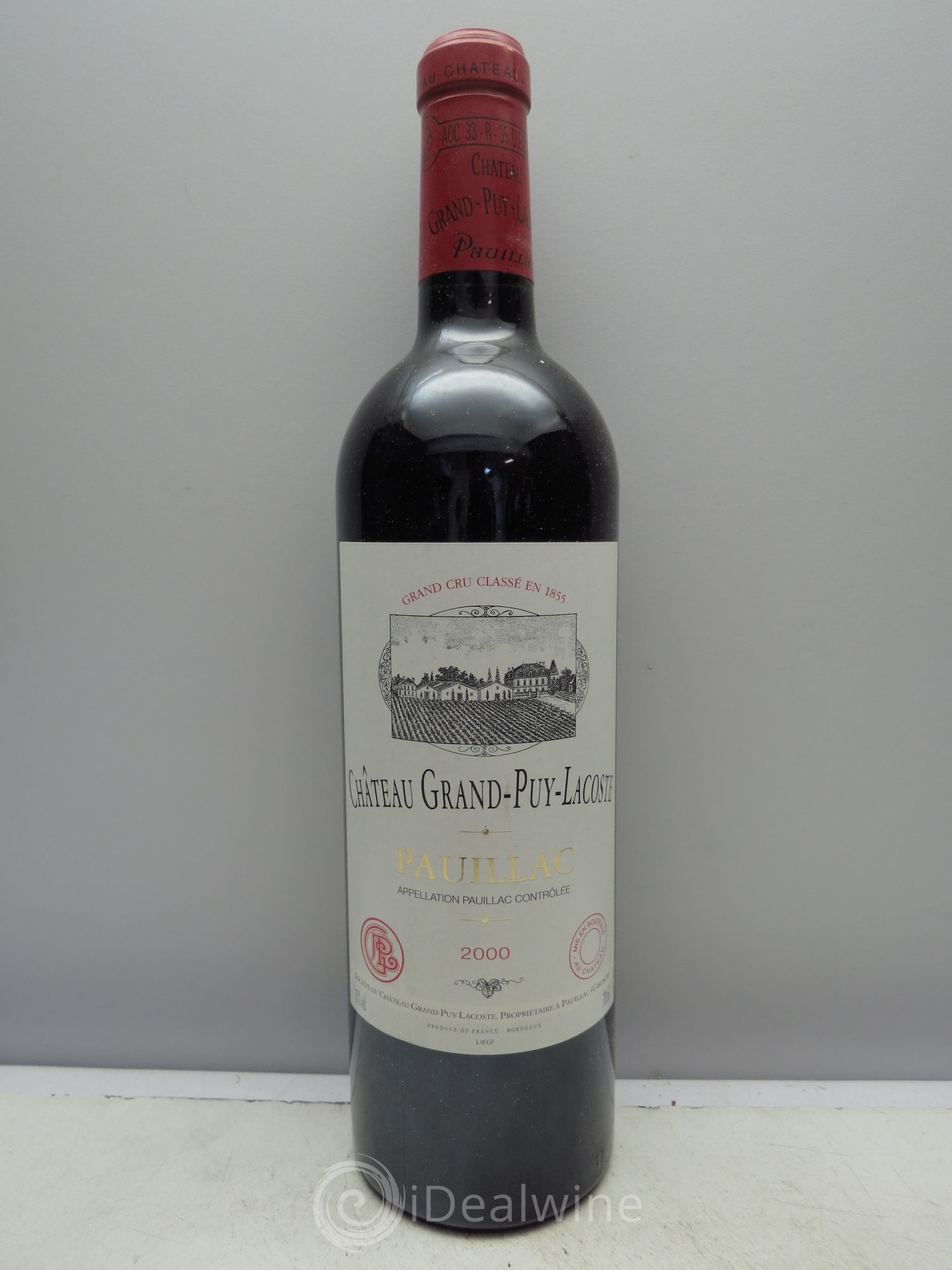 Château Grand Puy Lacoste 5ème Grand Cru Classé 2000 - Lot de 6 bouteilles - 0