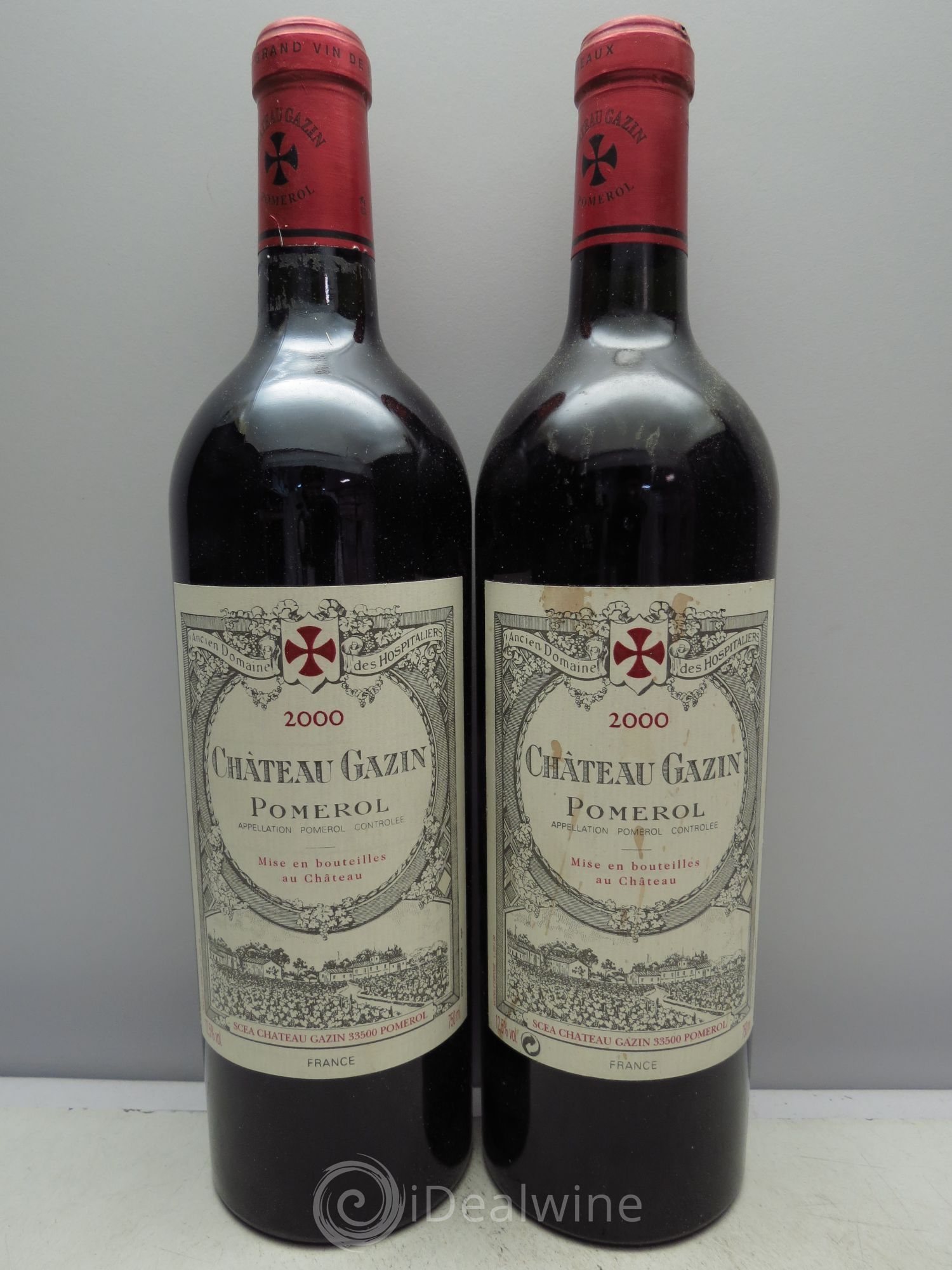 Château Gazin 2000 - Lot de 2 bouteilles - 0