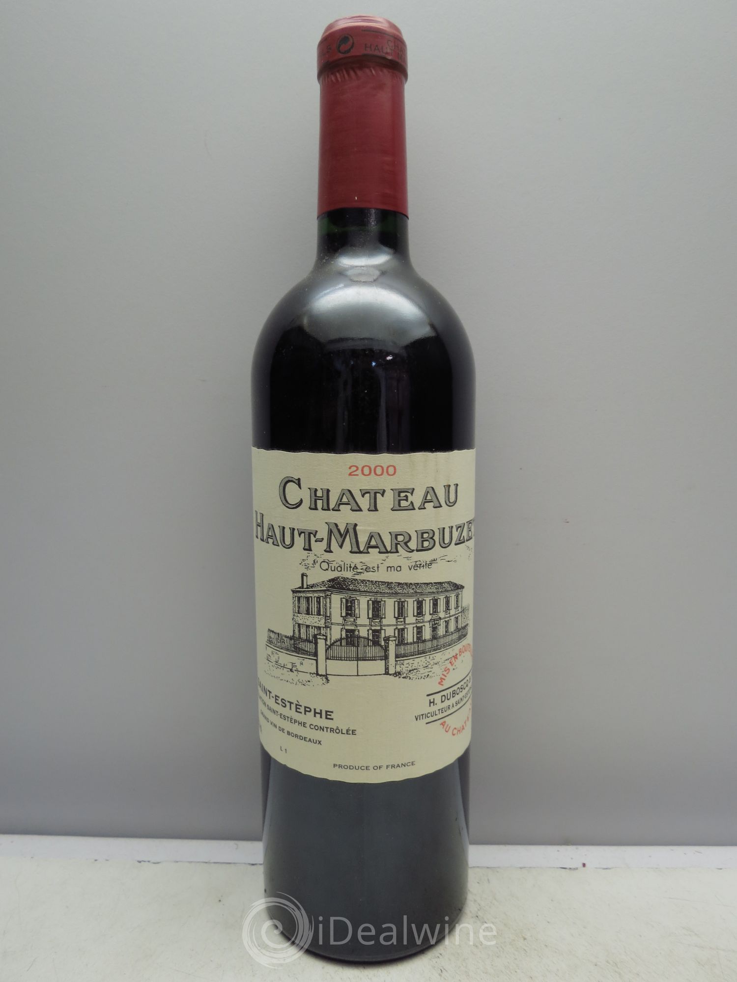Château Haut Marbuzet 2000 - Lot de 1 bouteille - 0