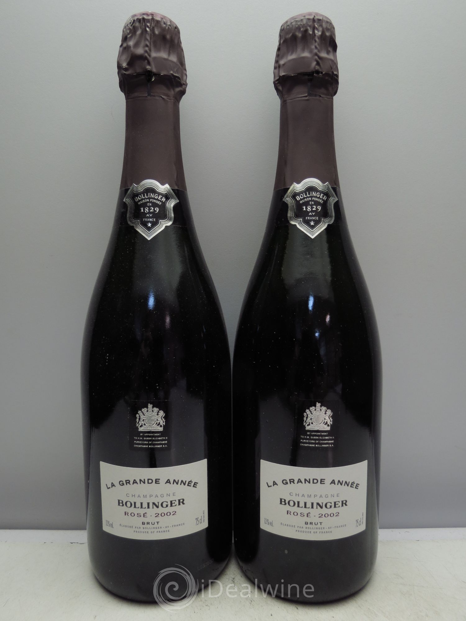 Grande Année Brut Bollinger 2002 - Lot de 2 bouteilles - 0