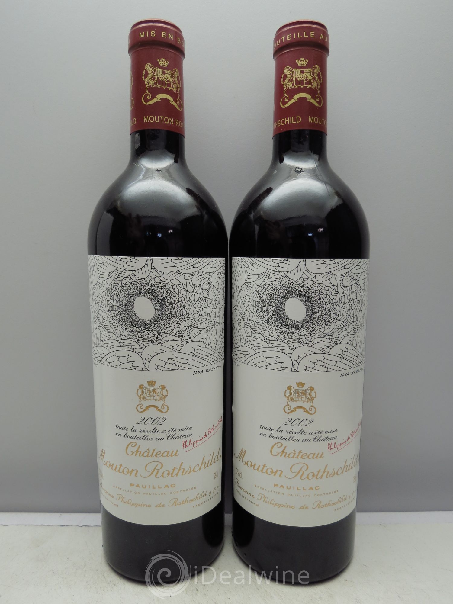Château Mouton Rothschild 1er Grand Cru Classé 2002 - Lot de 6 bouteilles - 2