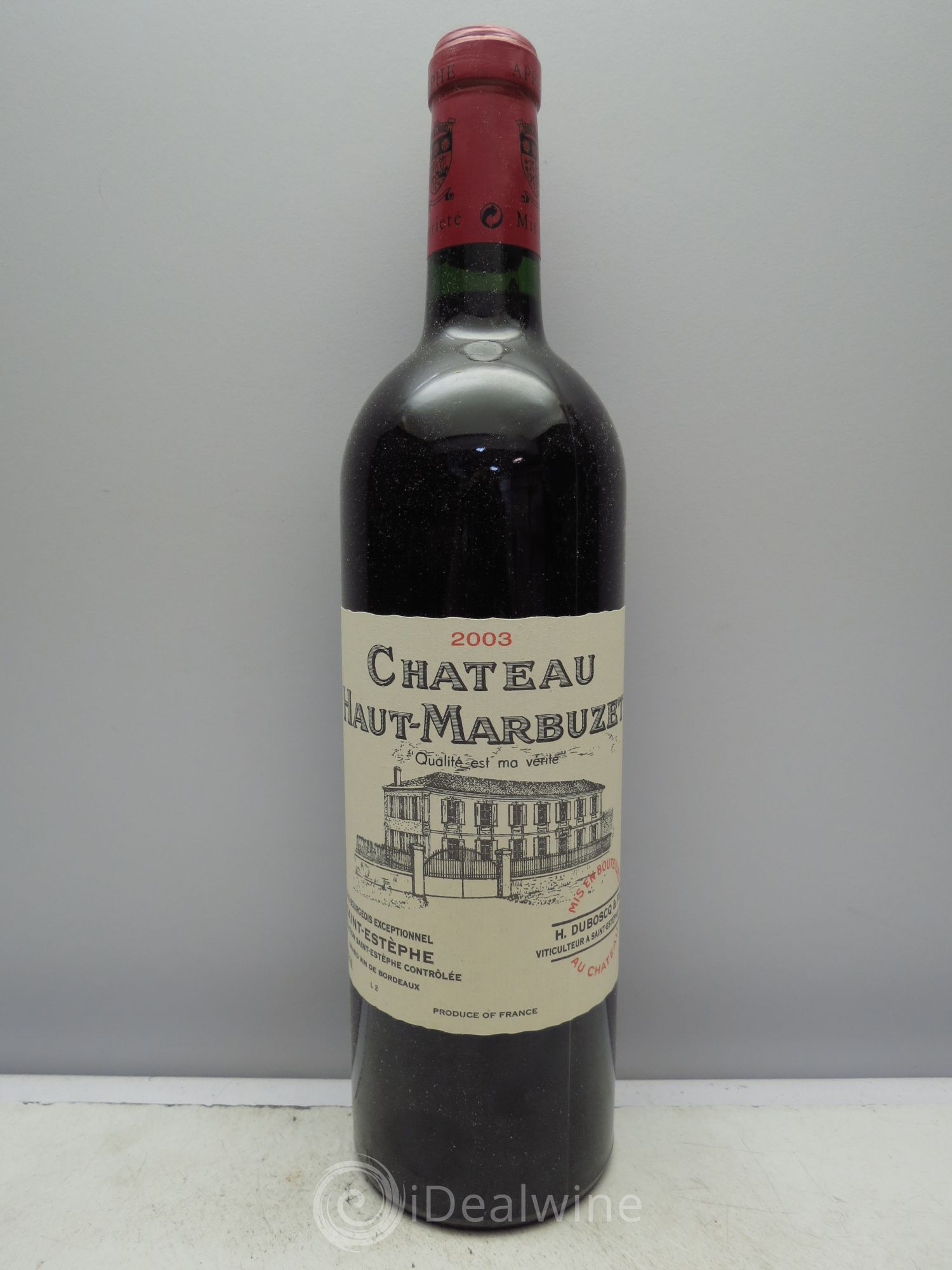 Château Haut Marbuzet 2003 - Lot de 12 bouteilles - 0