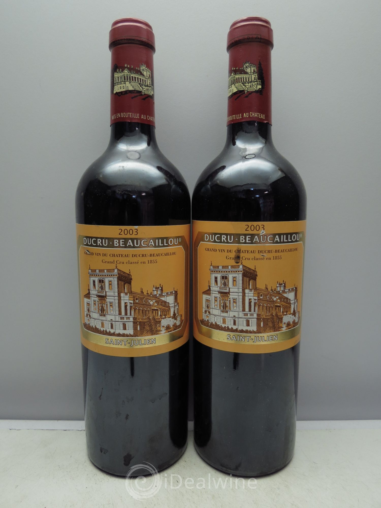 Château Ducru Beaucaillou 2ème Grand Cru Classé 2003 - Lot de 2 bouteilles - 0