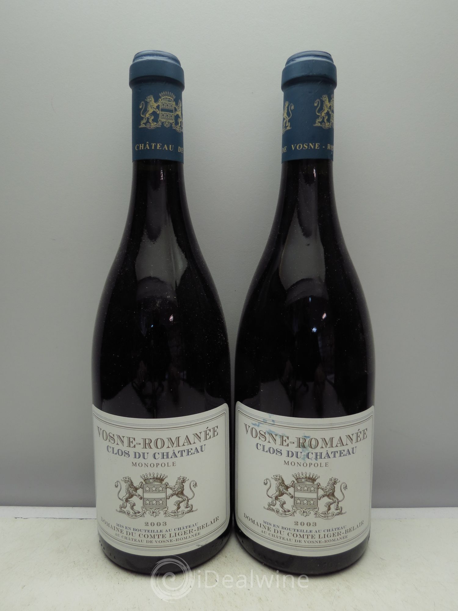 Vosne-Romanée Clos du Château Liger-Belair 2003 - Posten von 2 Flaschen - 0